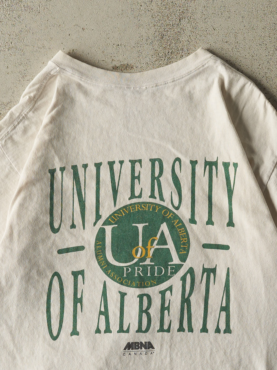 Vintage 90s White University of Alberta Tee (M)