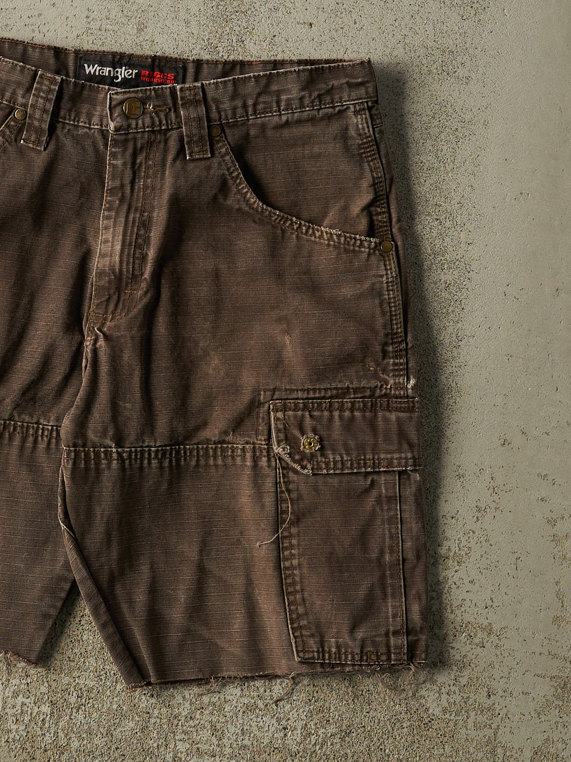 Vintage 90s Brown Wrangler Riggs Carpenter Shorts (31x10)