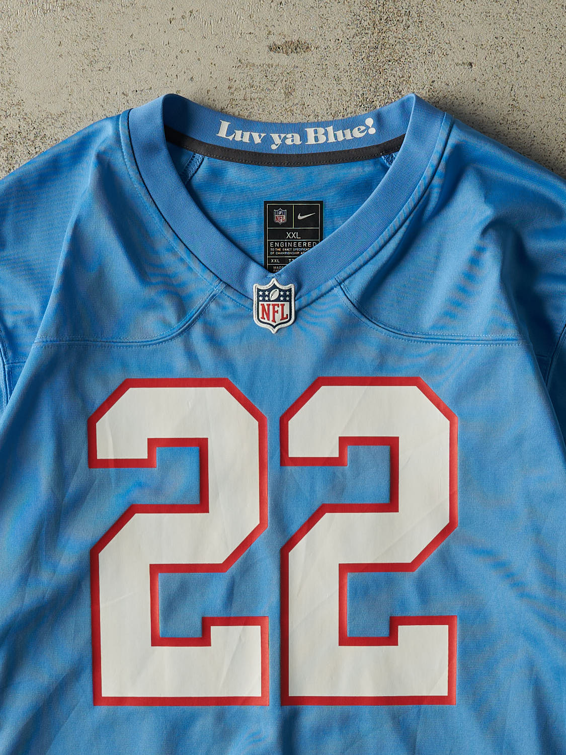 Vintage Y2K Blue Tennessee Titans #22 Henry Football Jersey (L/XL)