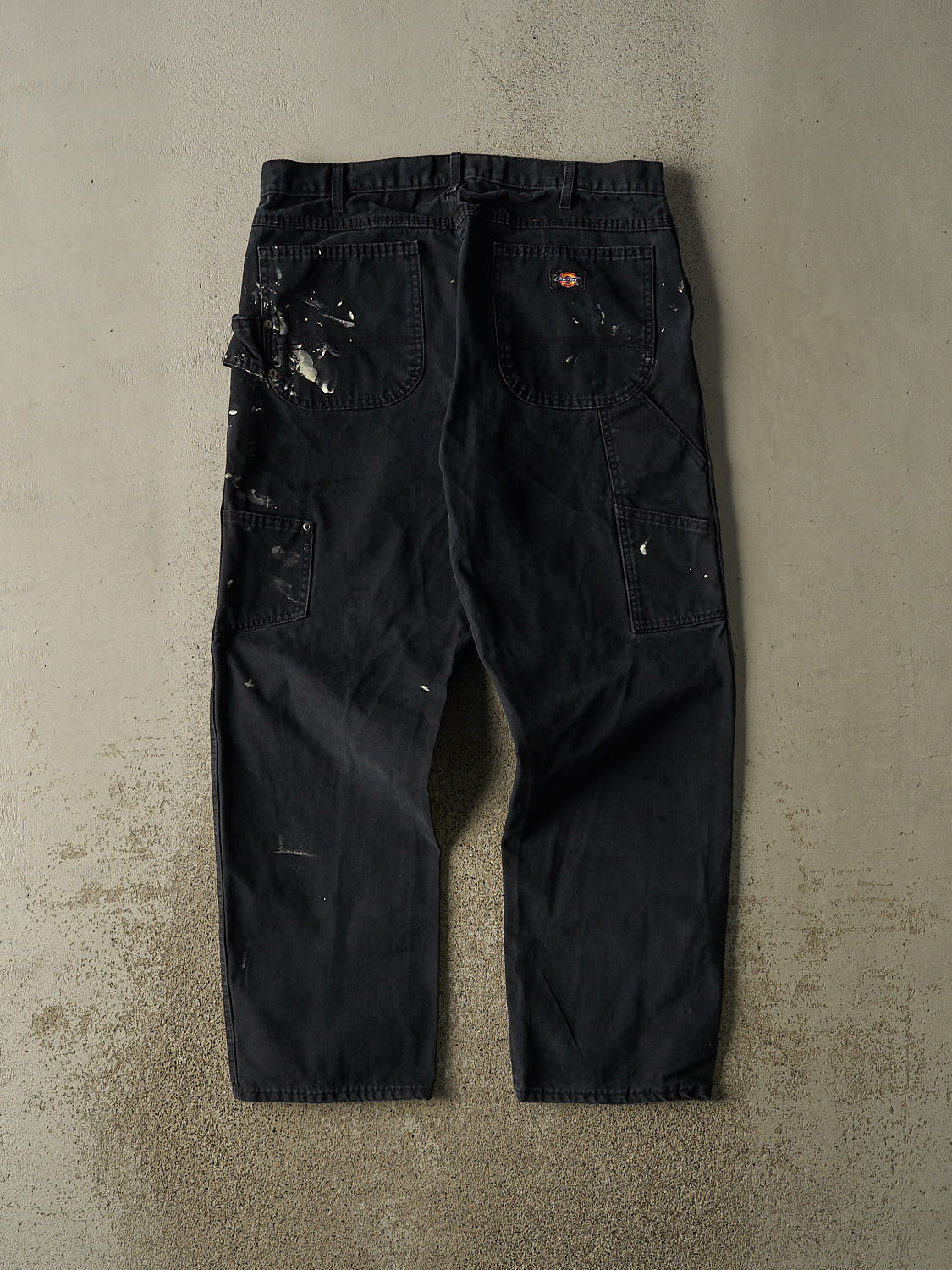 Vintage 90s Faded Black Dickies Carpenter Pants (35x31)