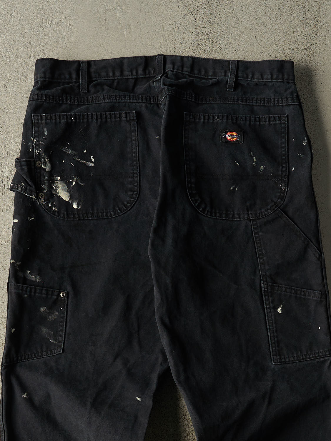 Vintage 90s Faded Black Dickies Carpenter Pants (35x31)