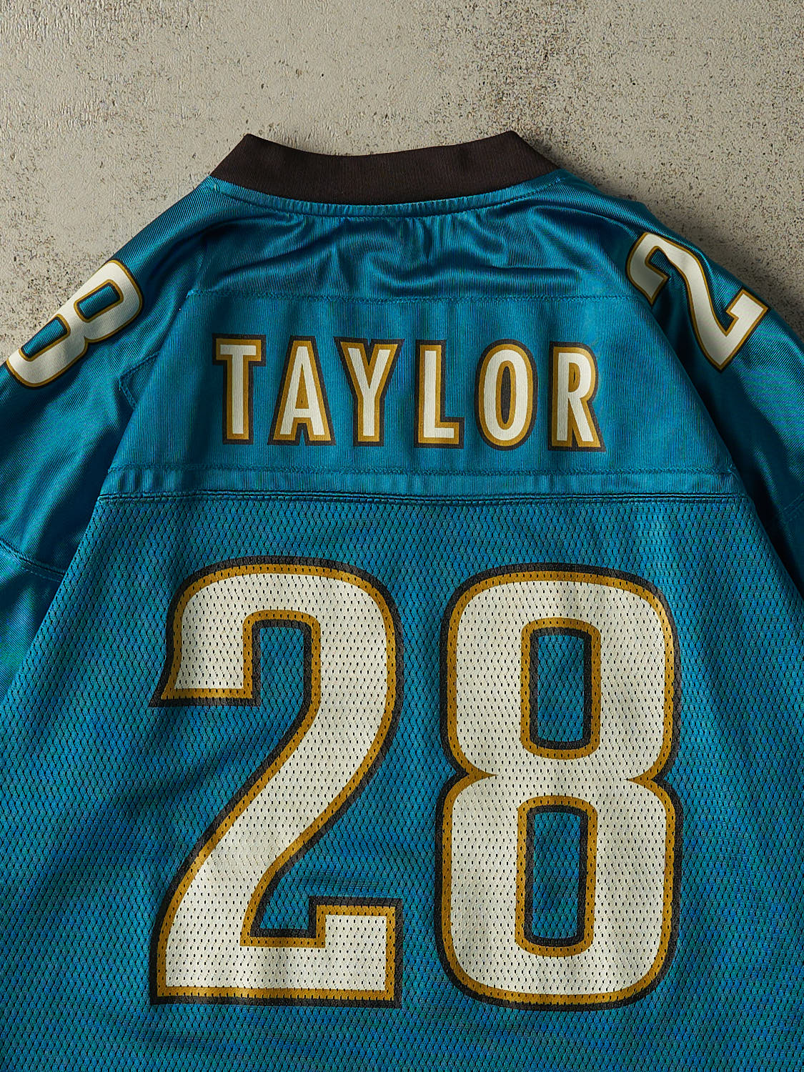 Vintage Y2K Teal Jacksonville Jaguars #28 Taylor Football Jersey (L/XL)