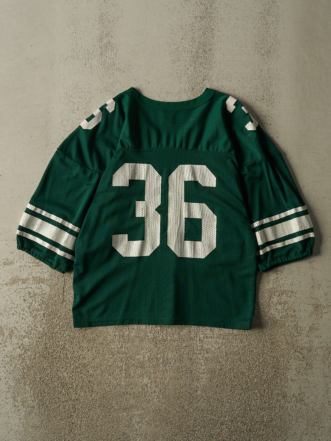 Vintage 80s Green Russell Athletic Rams #36 Jersey (S/M)