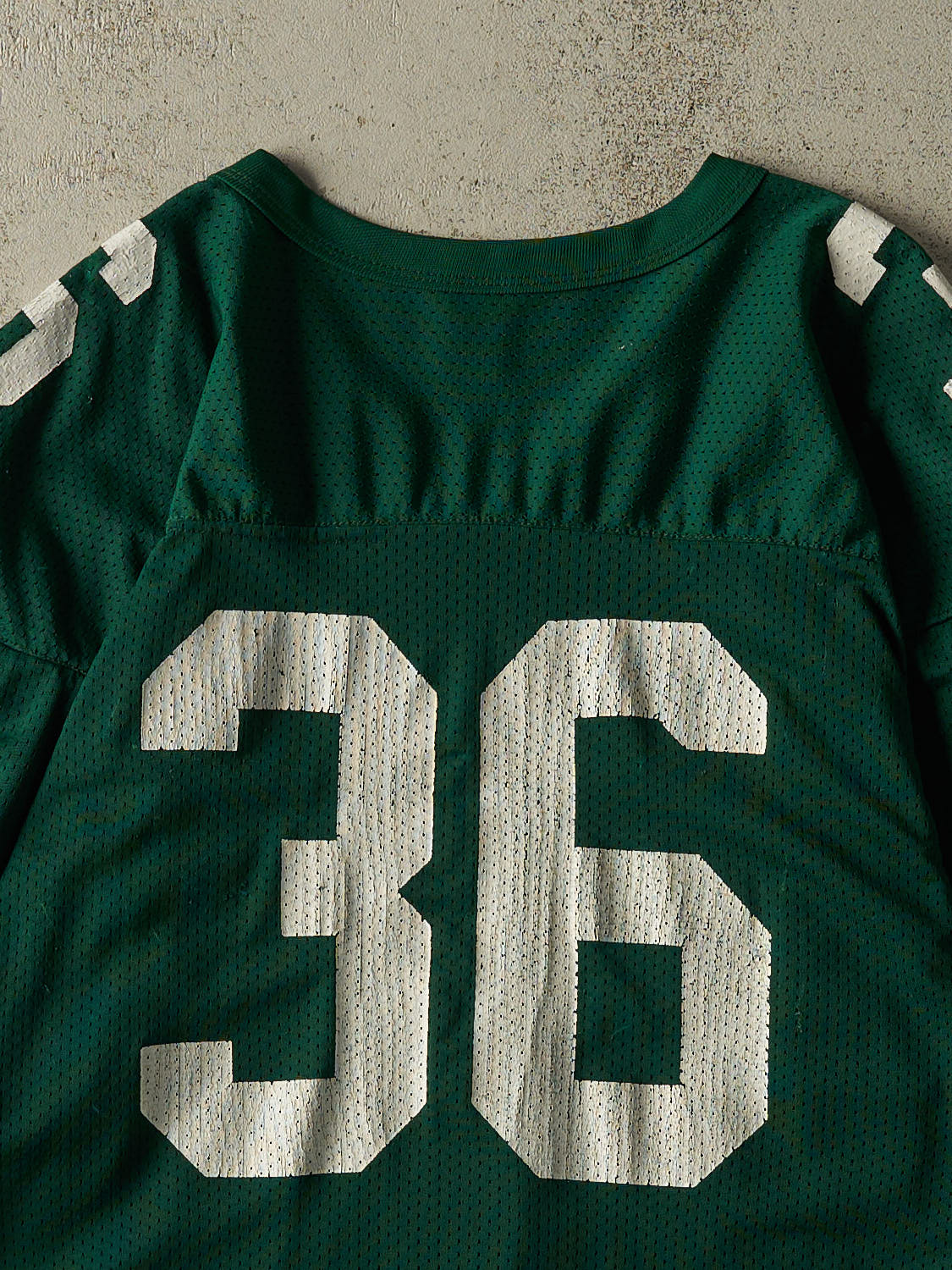 Vintage 80s Green Russell Athletic Rams #36 Jersey (S/M)