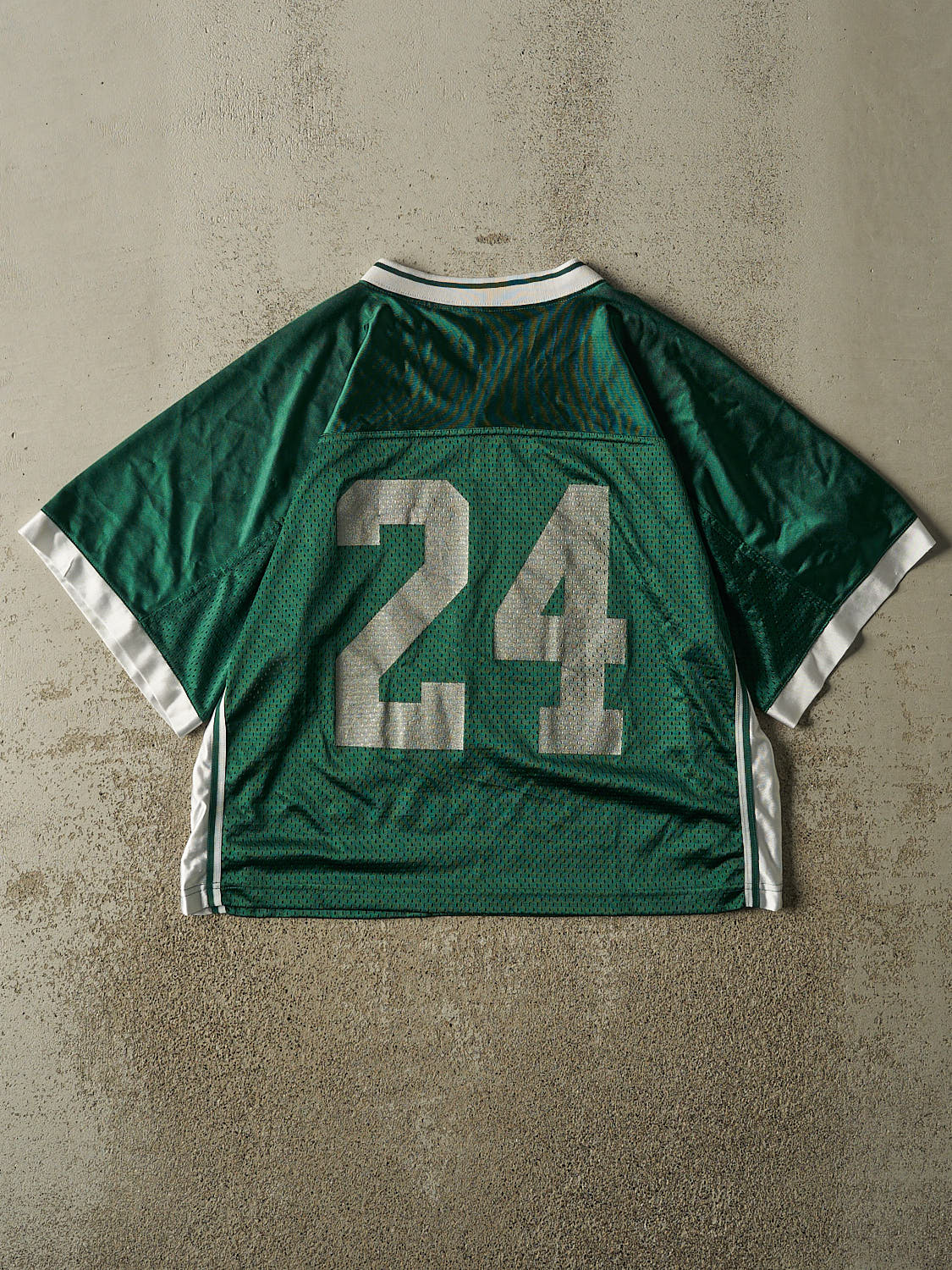 Vintage Y2K Green Crusaders #24 Lacrosse Jersey (S/M)