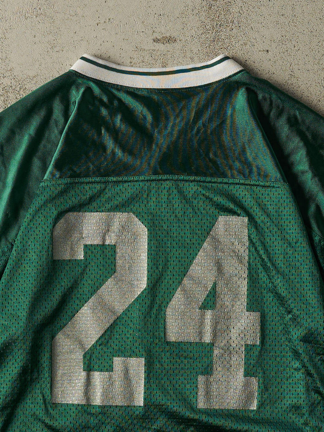 Vintage Y2K Green Crusaders #24 Lacrosse Jersey (S/M)