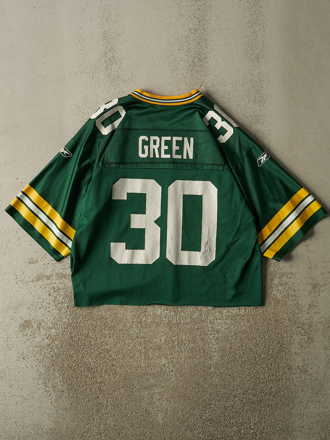 Vintage Y2K Green Green Bay Packers #30 Green Football Jersey (M/L)