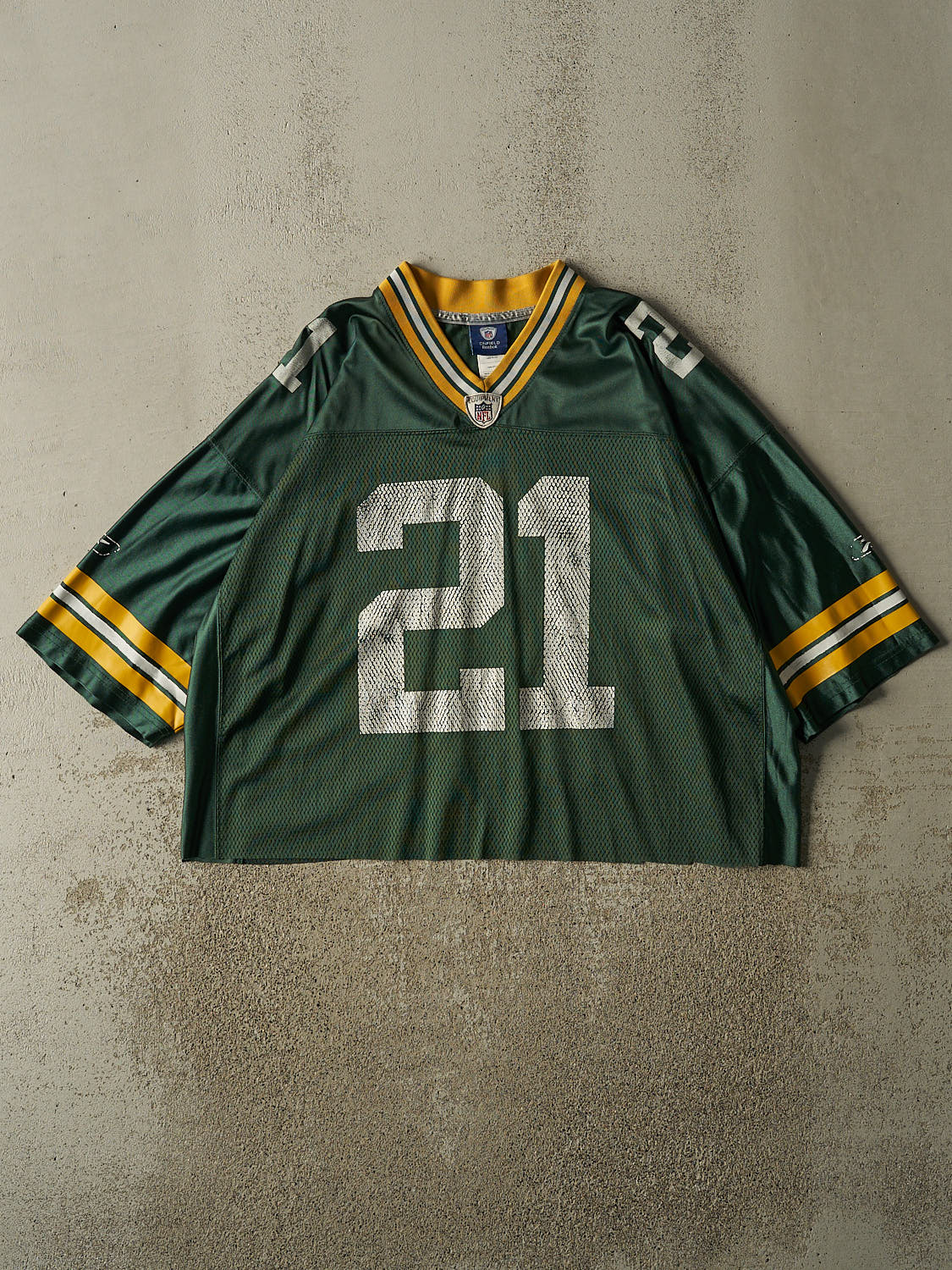 Vintage Y2K Green Green Bay Packers #21 Woodson Football Jersey (XL/XXL)