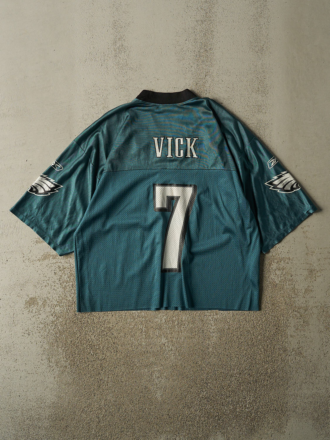 Vintage Y2K Green Philadelphia Eagles #7 Michael Vick Football Jersey (M/L)