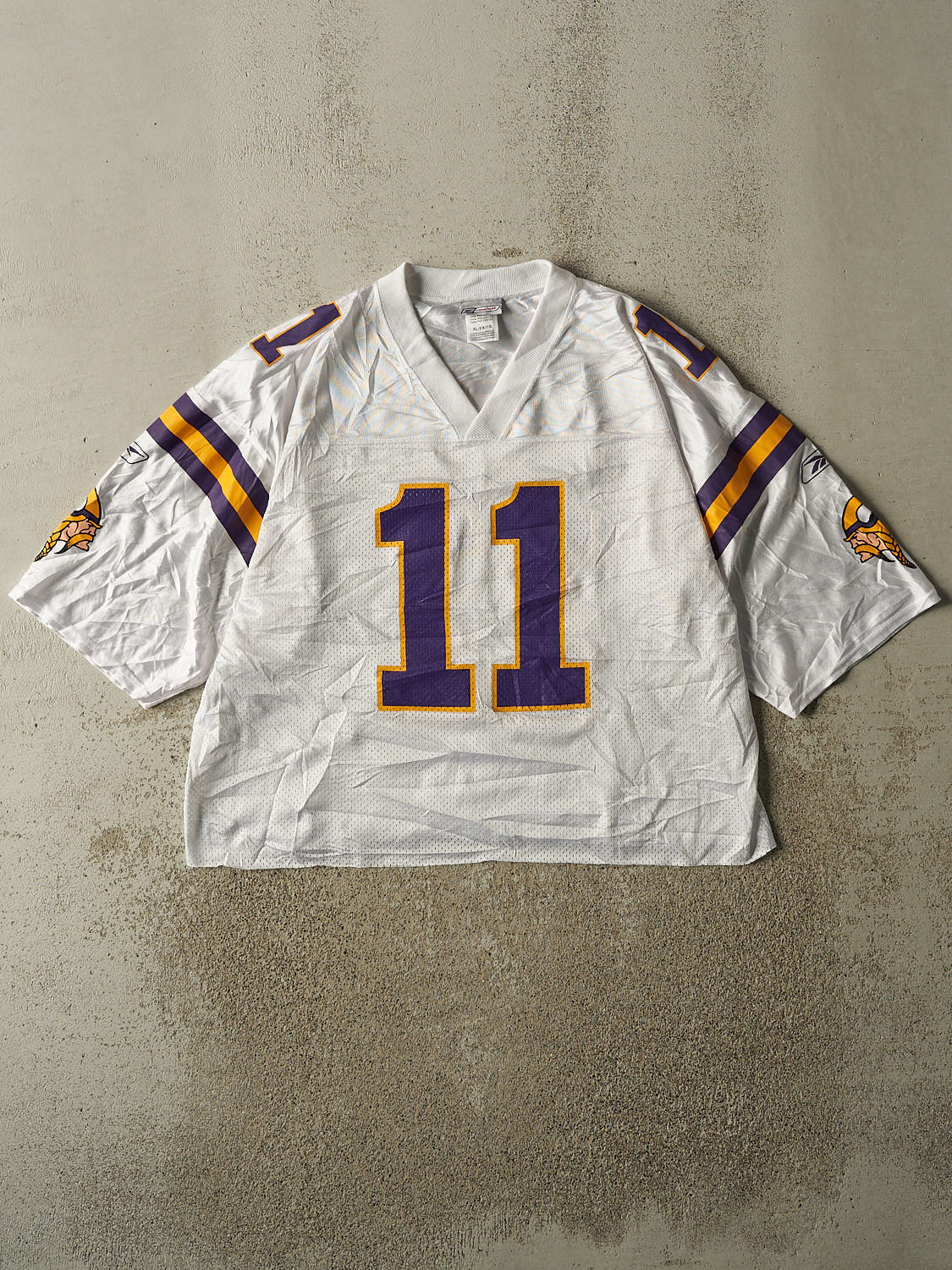 Vintage Y2K White Minnesota Vikings #11 Culpepper Football Jersey (L)
