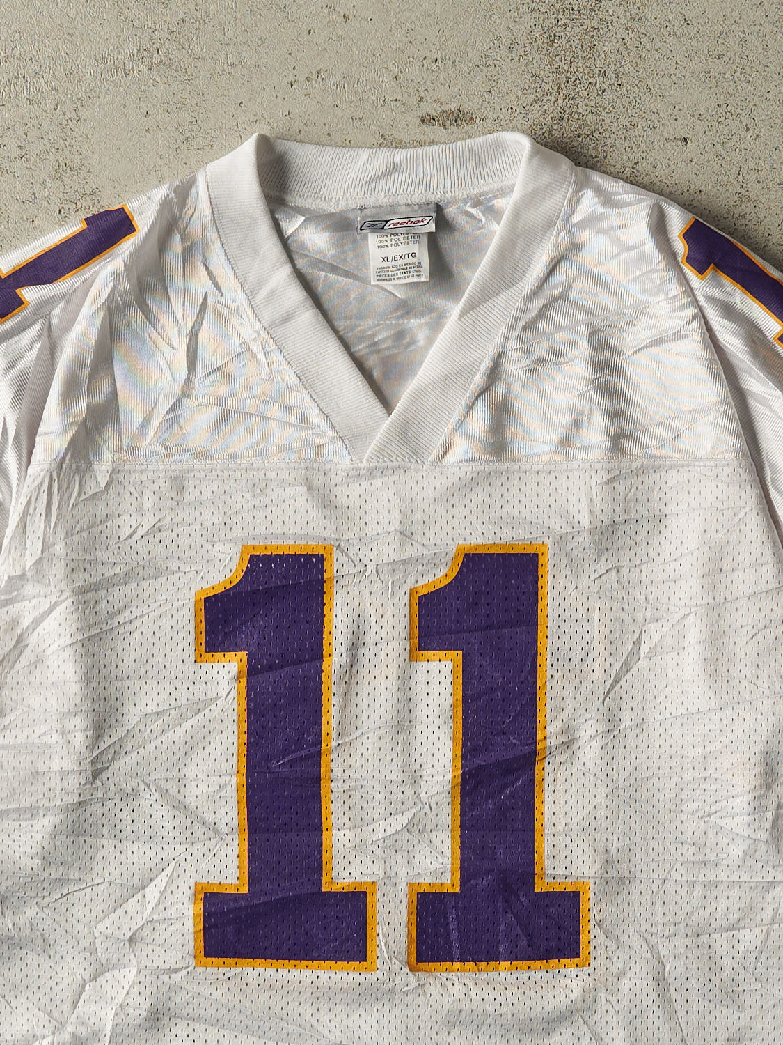 Vintage Y2K White Minnesota Vikings #11 Culpepper Football Jersey (L)