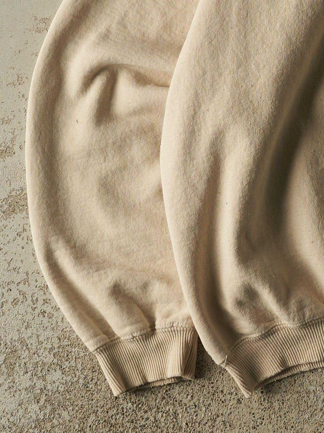 Vintage 90s Beige Blank Crewneck (L/XL)