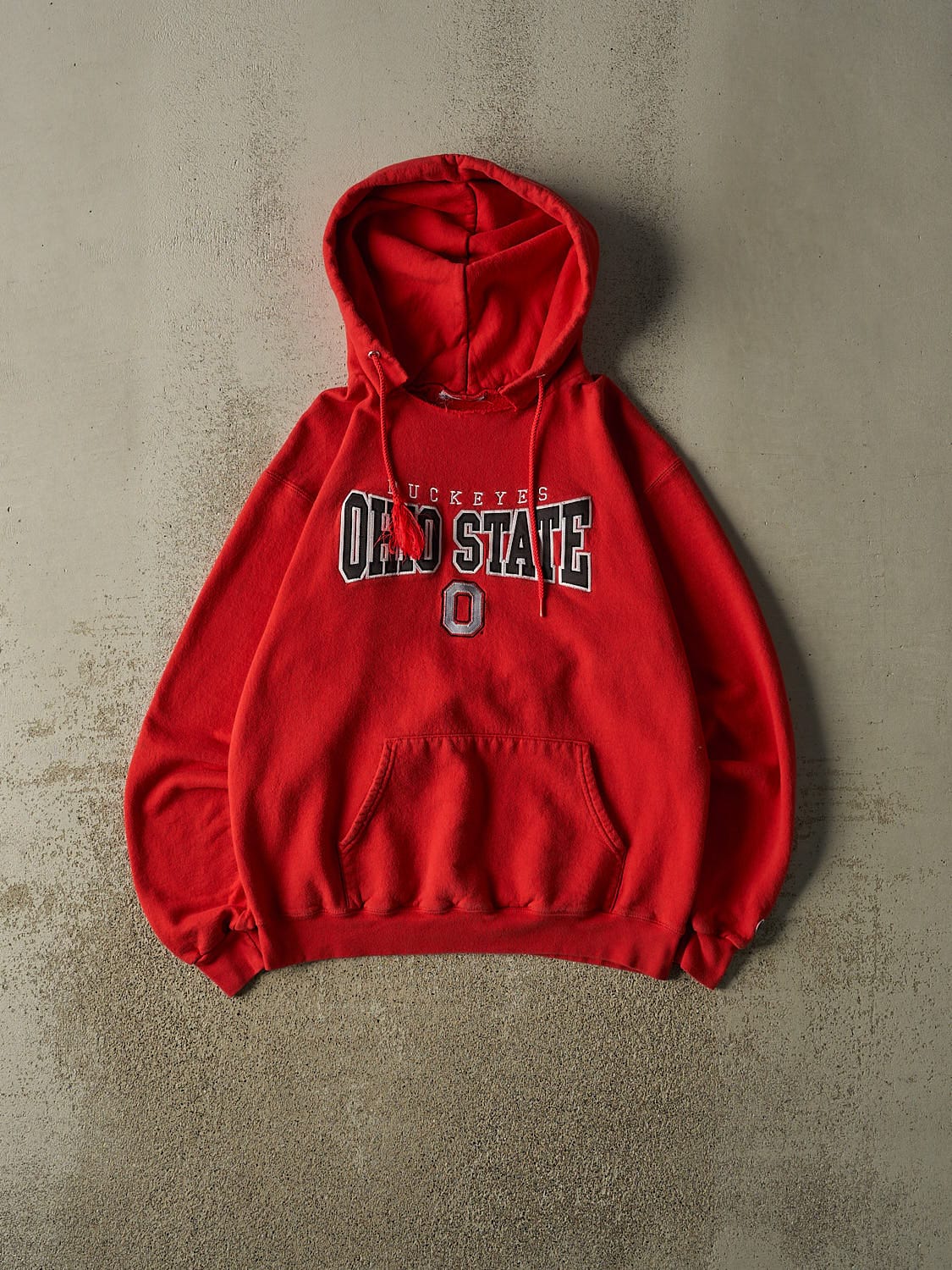 Vintage 90s Red Ohio State University Buckeyes Hoodie (M/L)