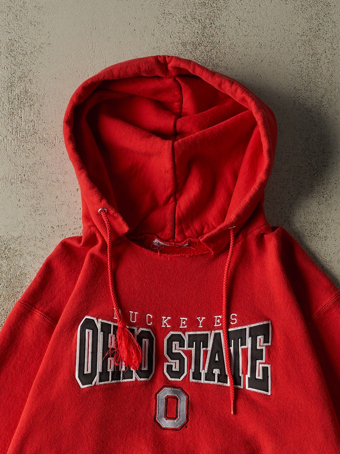 Vintage 90s Red Ohio State University Buckeyes Hoodie (M/L)