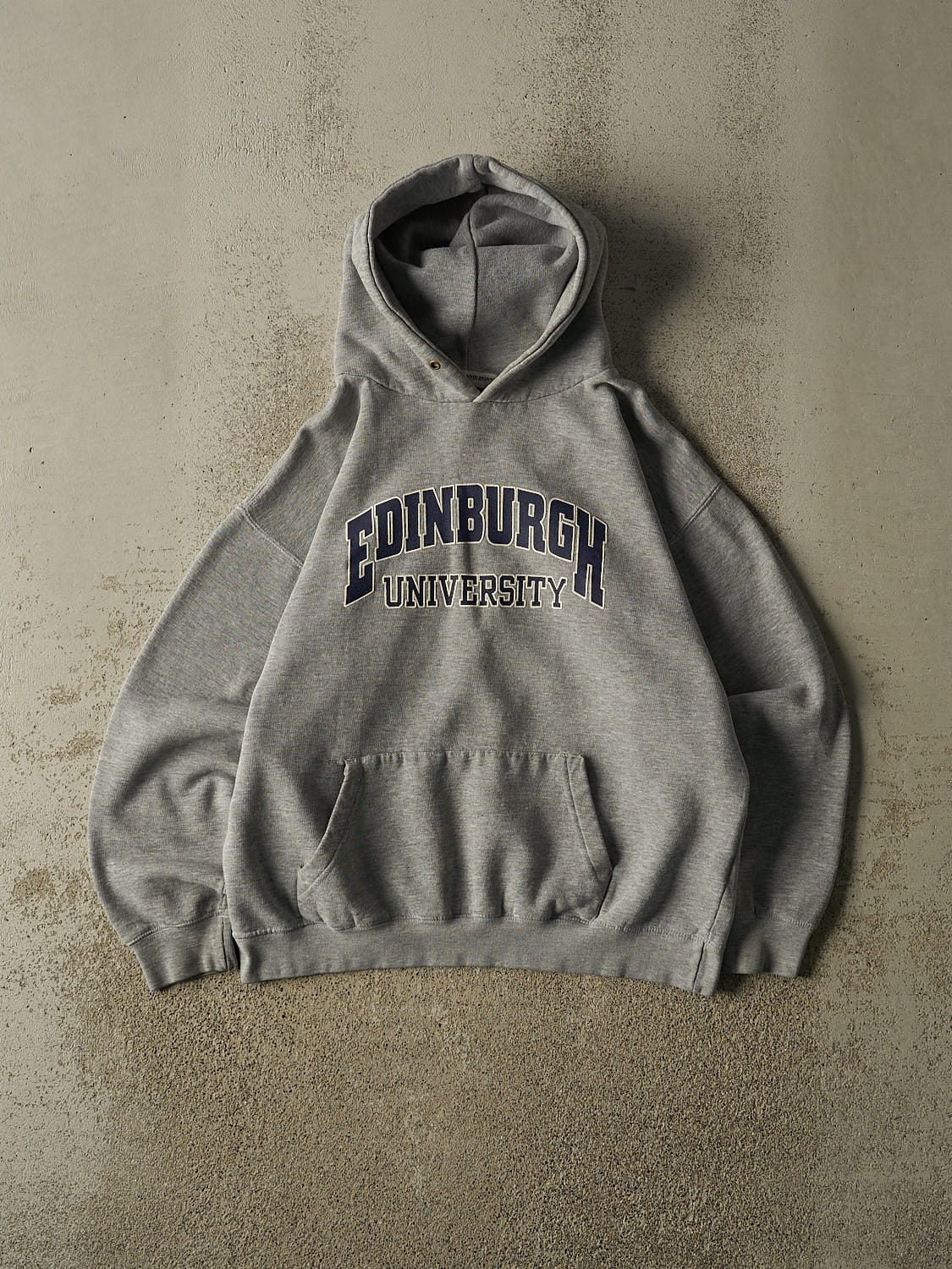 Vintage 90s Grey Edinburgh University Hoodie (S/M)