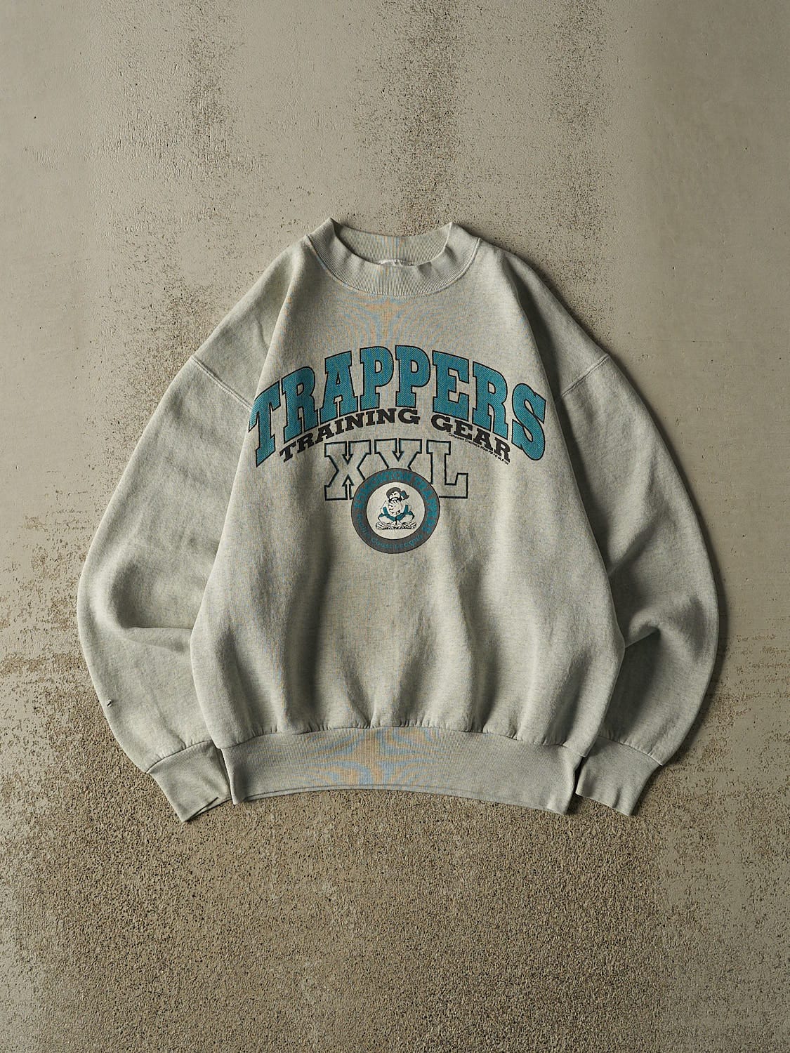 Vintage 94' Grey Edmonton Trappers Crewneck (M)