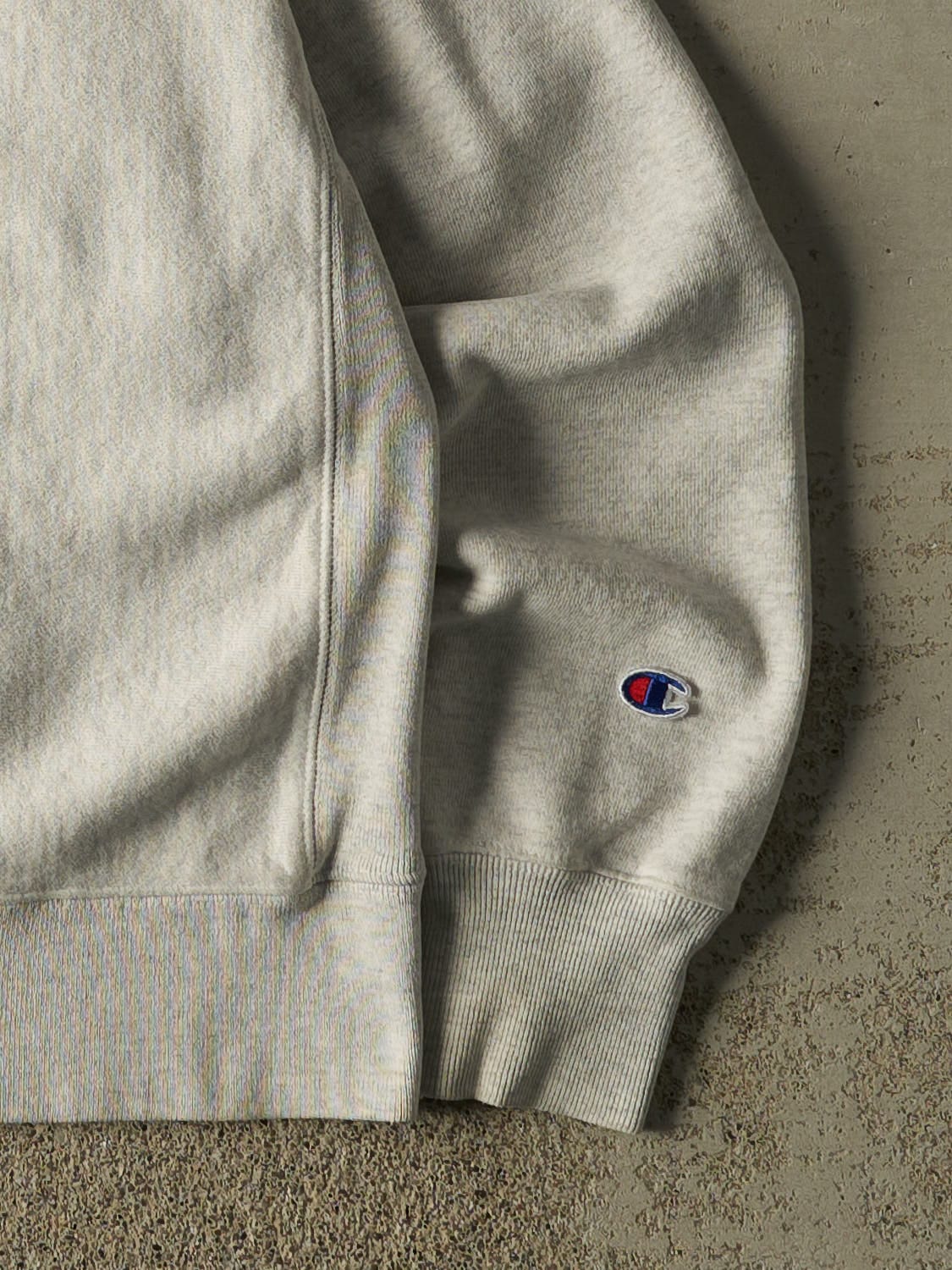 Vintage 90s Grey Champion Reverse Weave St. Lawrence Crewneck (S/M)