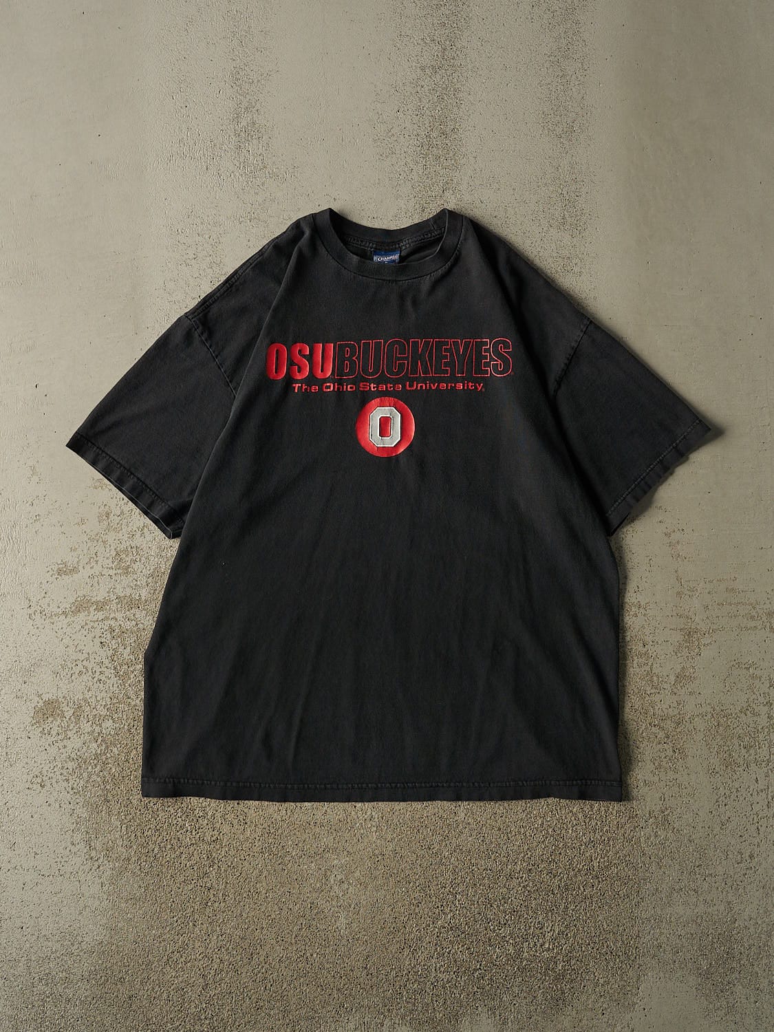 Vintage Y2K Black Ohio State University Buckeyes Tee (XL)