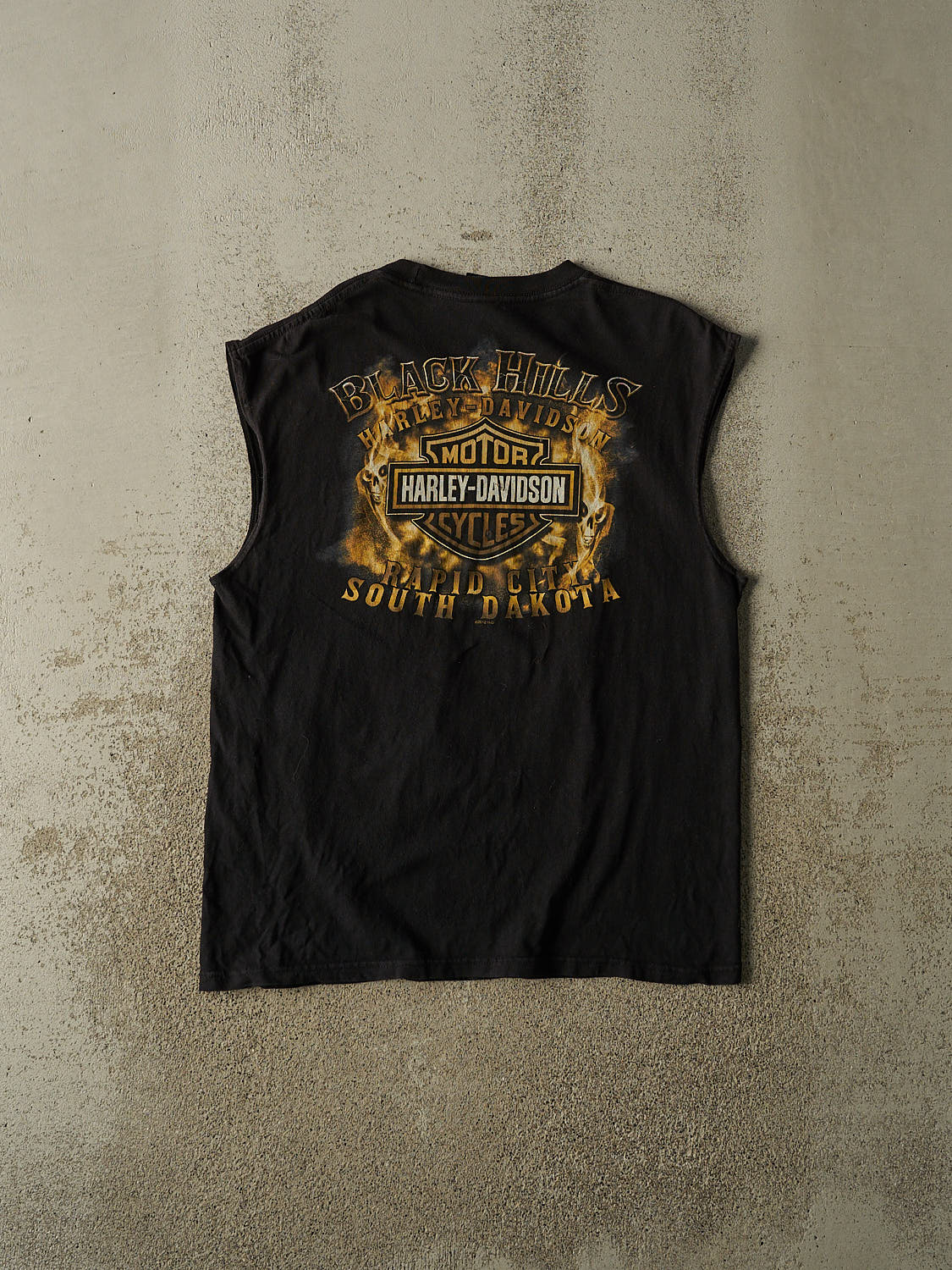 Vintage 13' Black Harley Davidson Sturgis Black Hills Tank (L)