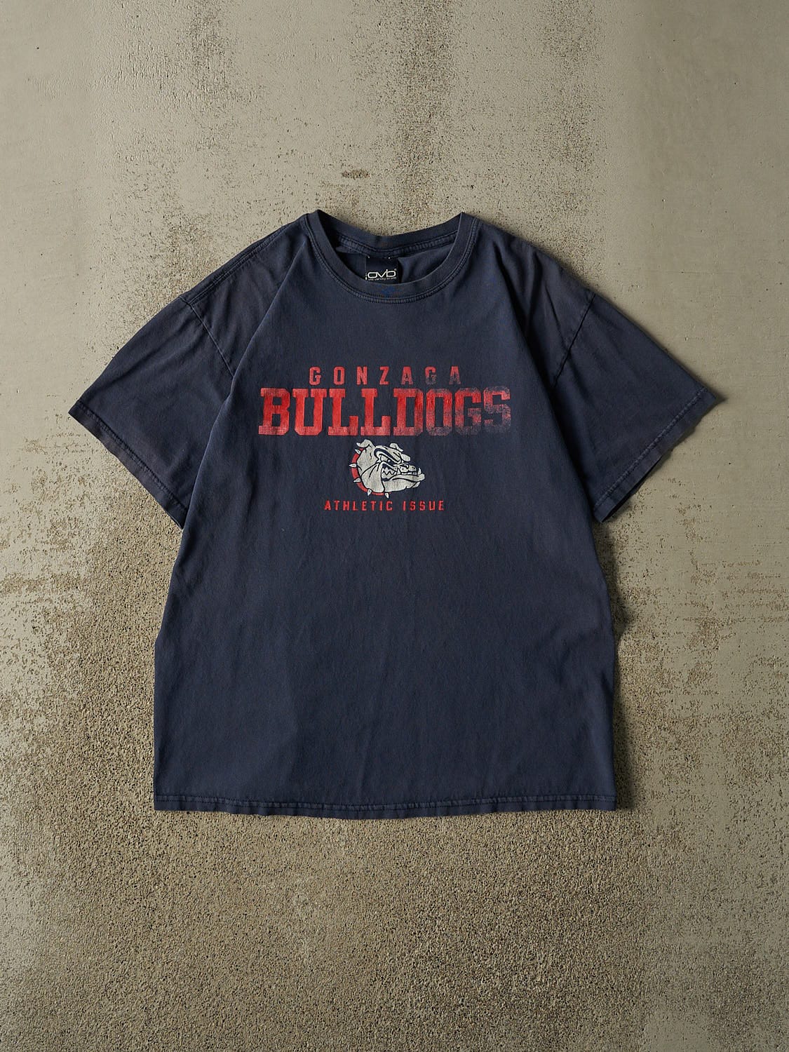 Vintage Y2K Navy Blue Gonzaga University Bulldogs Tee (L)