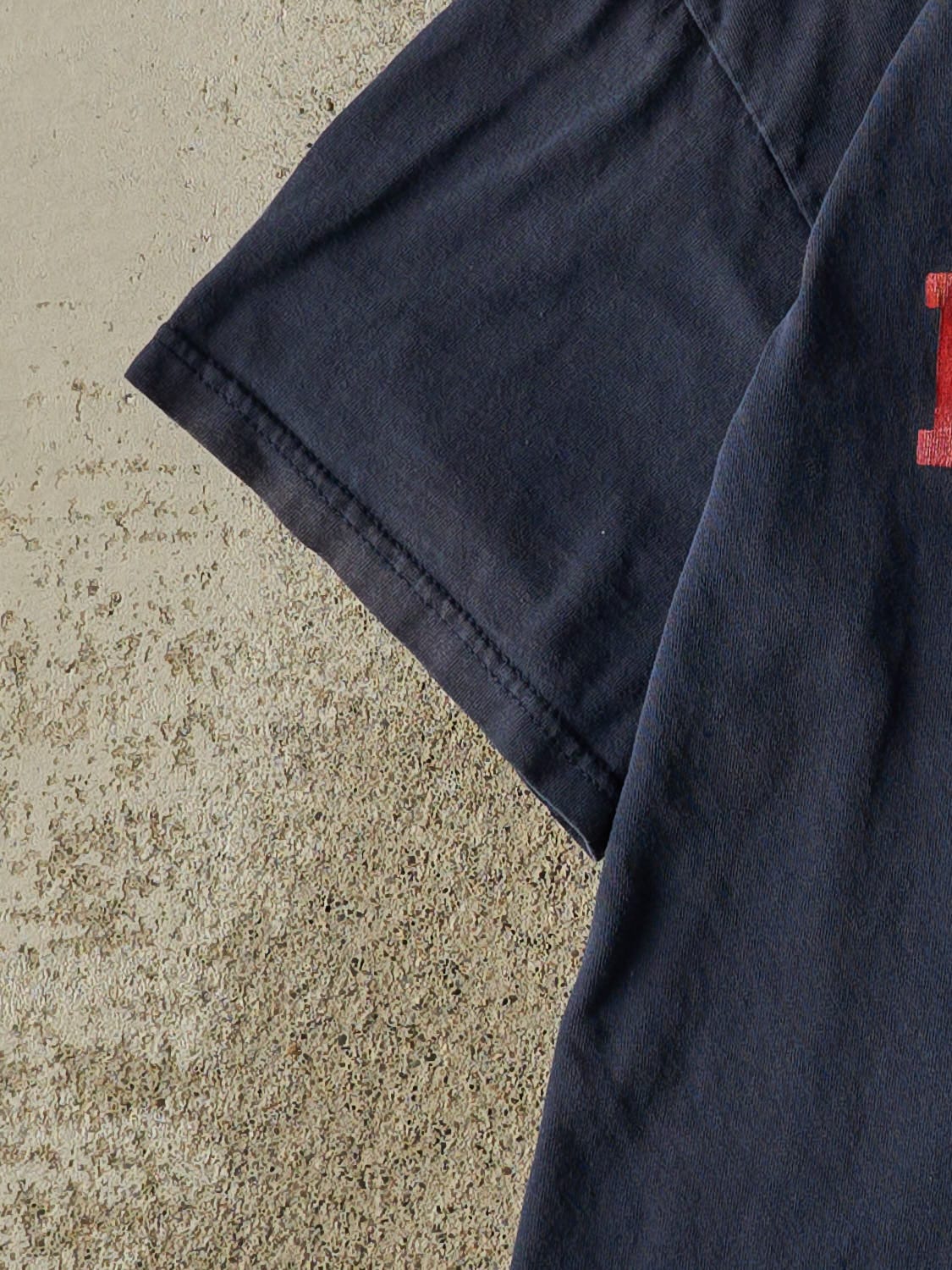 Vintage Y2K Navy Blue Gonzaga University Bulldogs Tee (L)