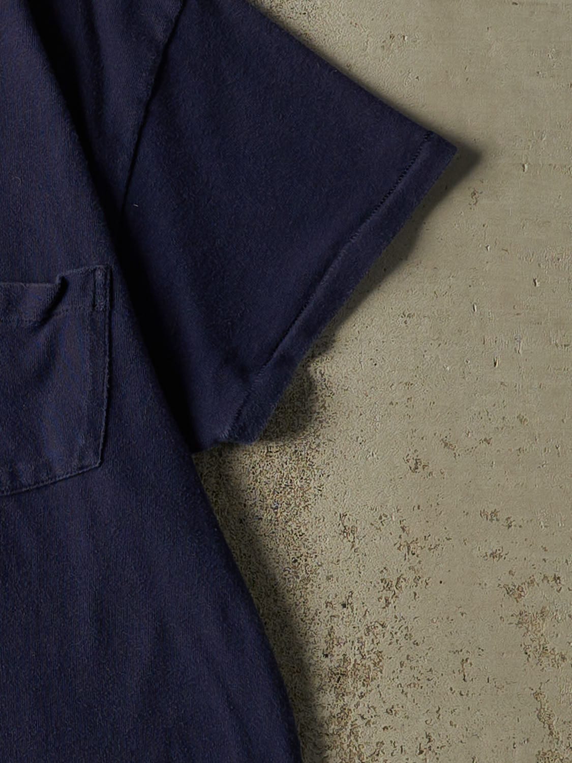 Vintage 80s Navy Blue Levi's Single Stitch Pocket Tee (M/L)