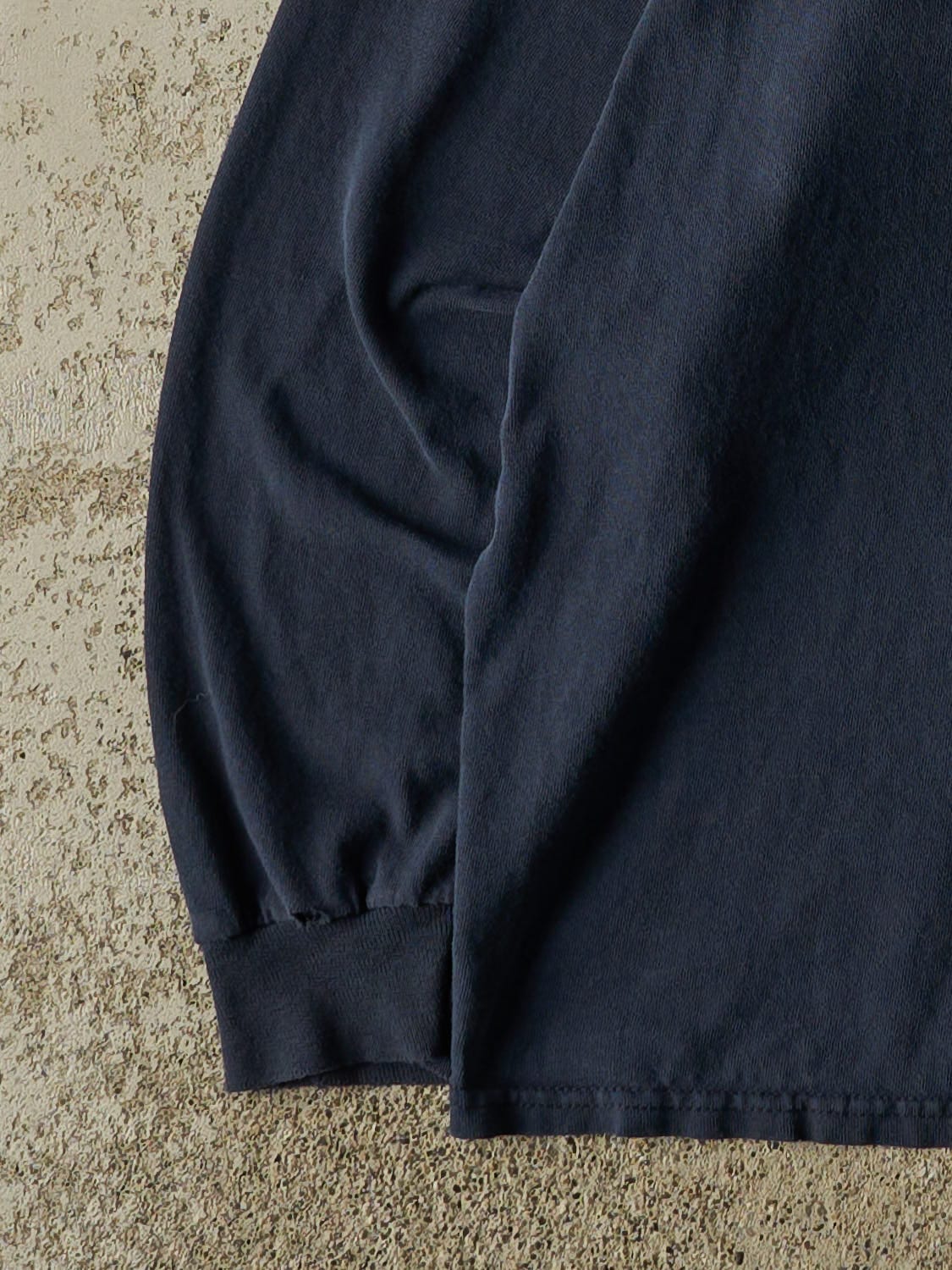 Vintage Y2K Navy Blue Washington State University Long Sleeve (L/XL)