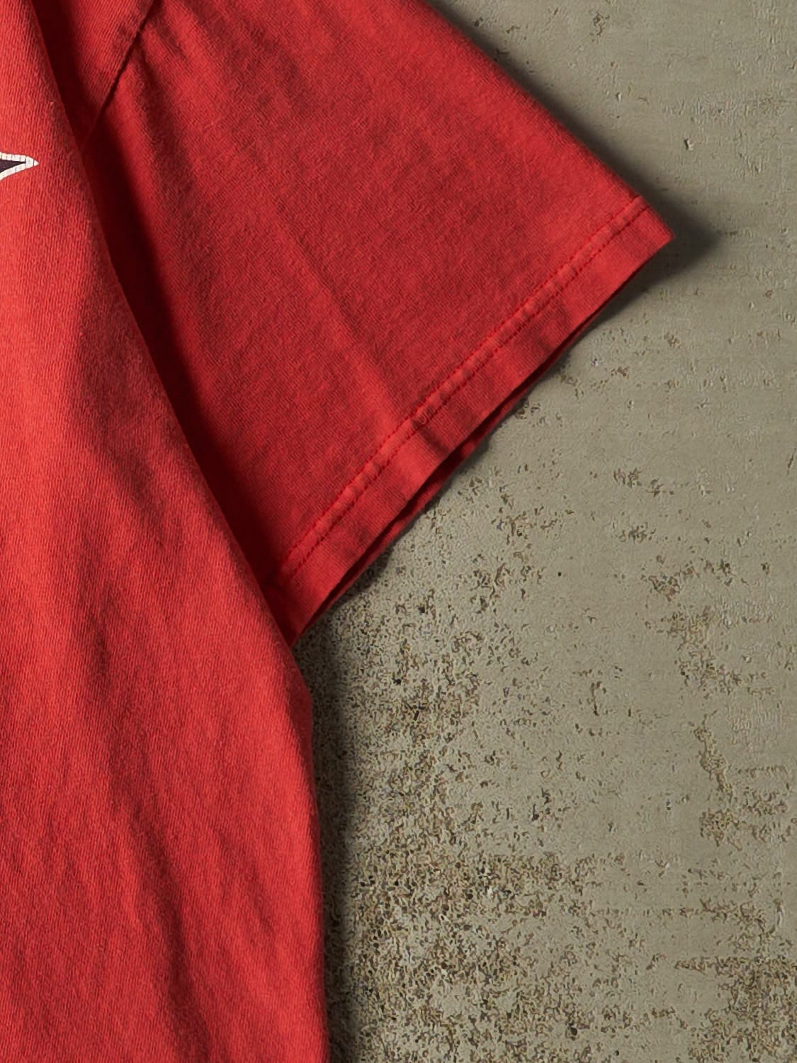 Vintage Y2K Faded Red Boston Red Sox #18 Damon Player Tee (M/L)