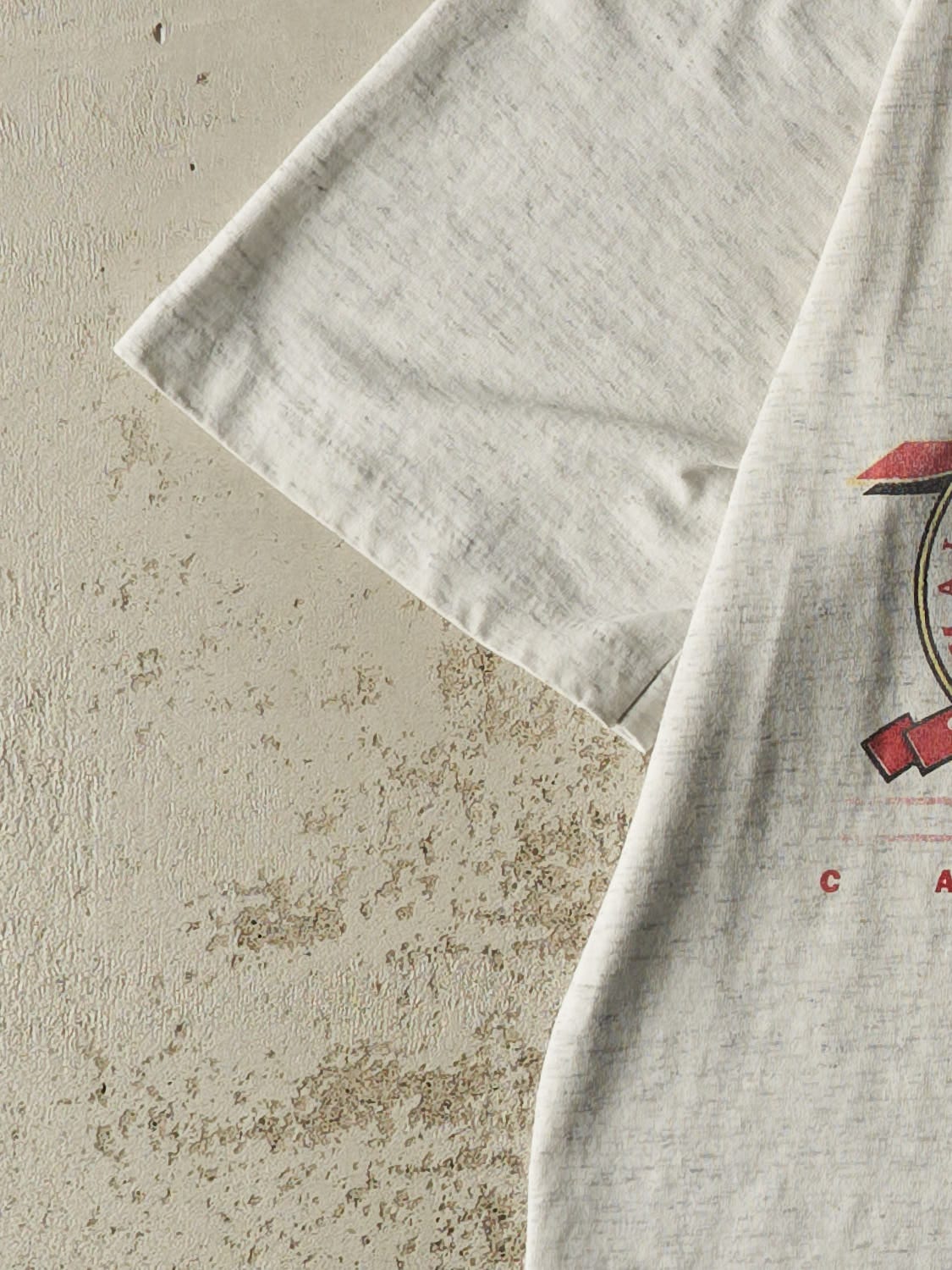 Vintage 90s Heather Grey Niagara Falls Single Stitch Tee (L)