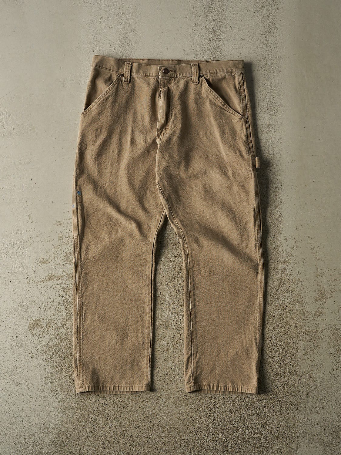 Vintage Y2K Beige Wrangler Carpenter Pants (34x29.5)
