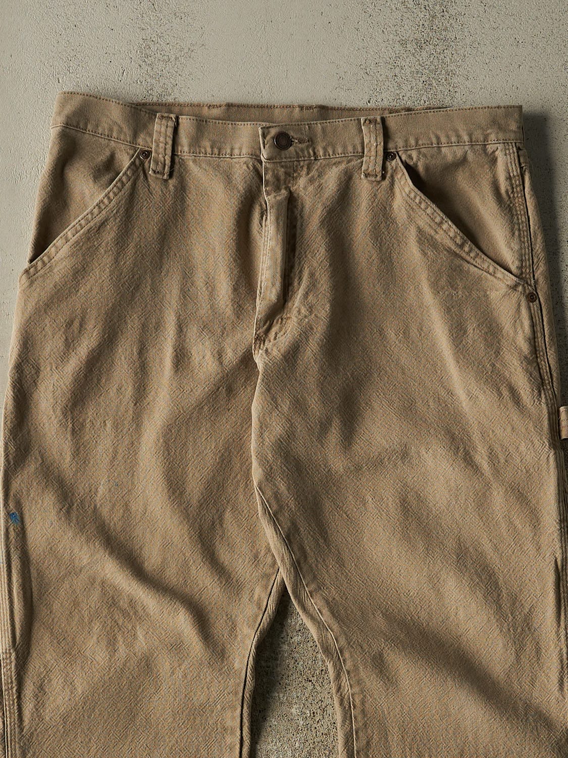 Vintage Y2K Beige Wrangler Carpenter Pants (34x29.5)