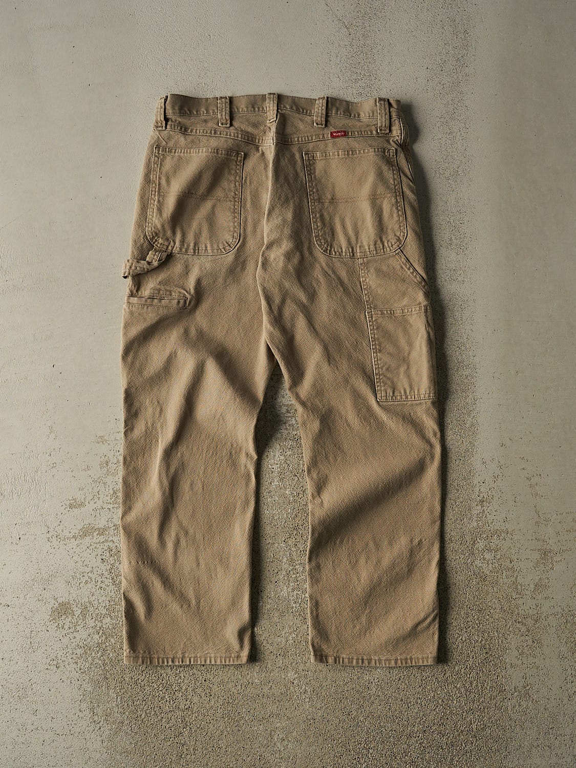 Vintage Y2K Beige Wrangler Carpenter Pants (34x29.5)