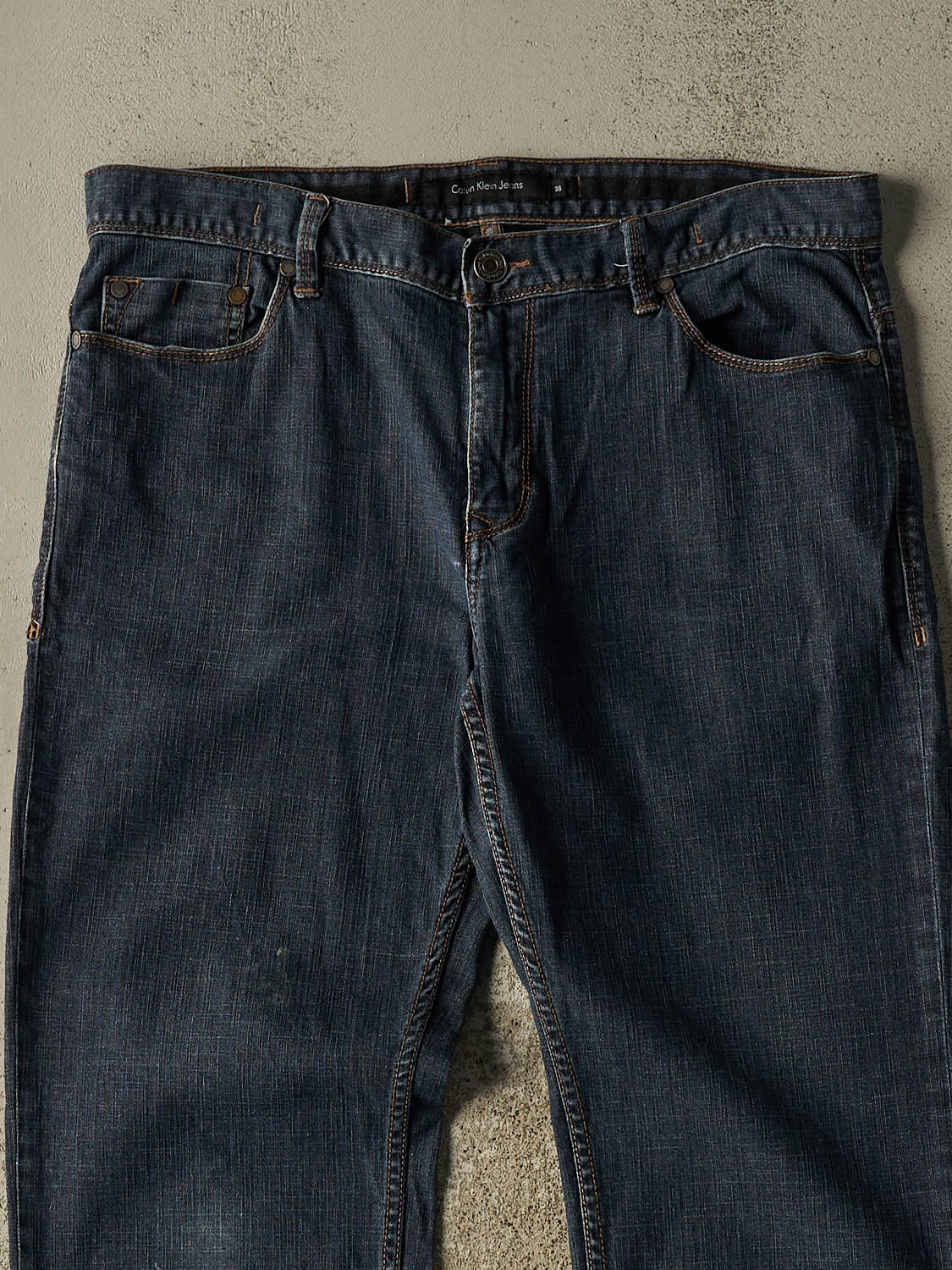 Vintage Y2K Dark Wash Calvin Klein Jeans (35x31.5)