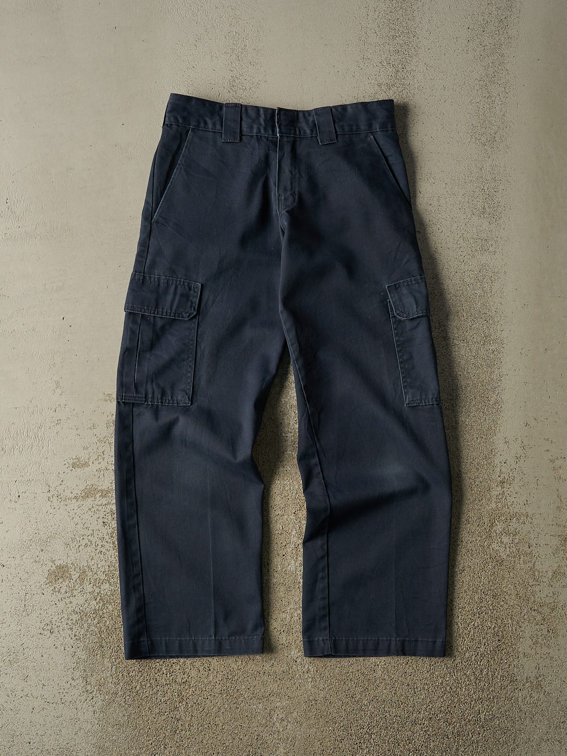 Vintage Y2K Navy Blue Dickies Cargo Work Pants (30x29)