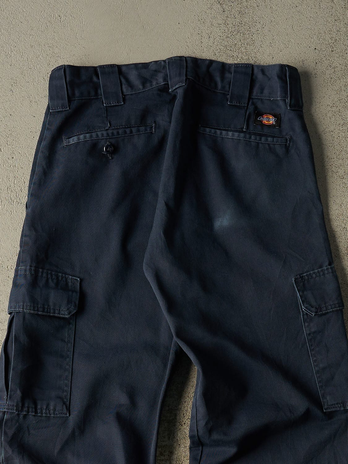 Vintage Y2K Navy Blue Dickies Cargo Work Pants (30x29)