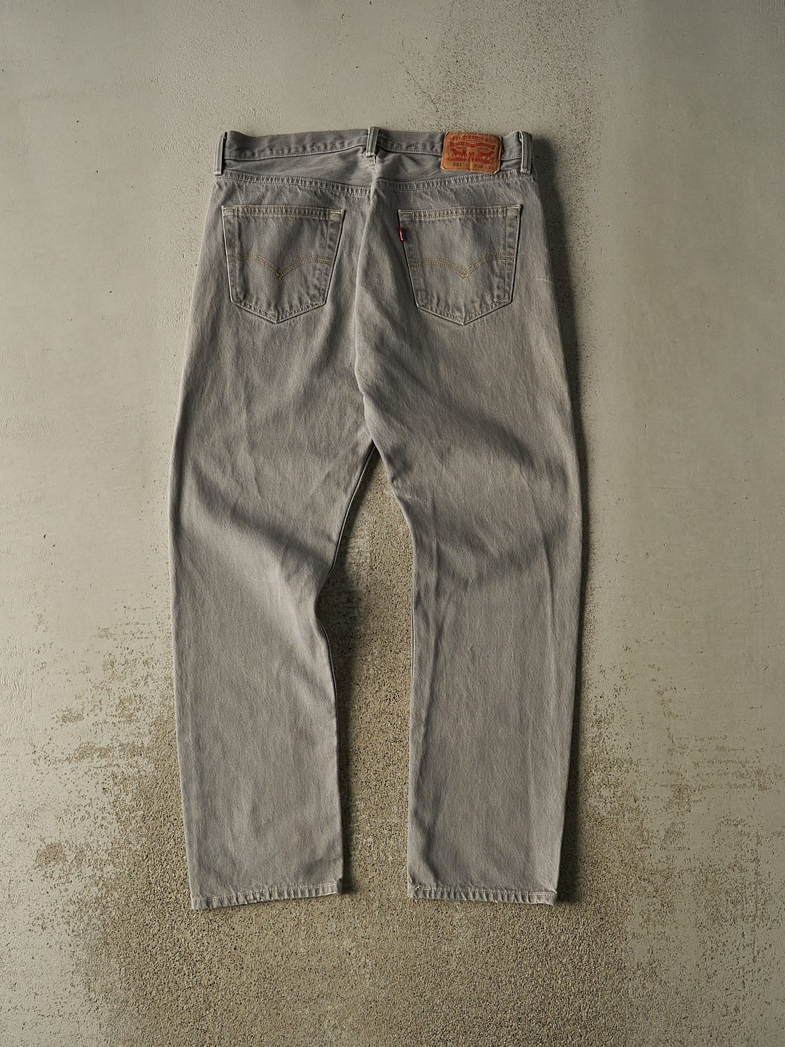 Vintage 90s Grey Levi's 501 Denim Pants (34x30.5)