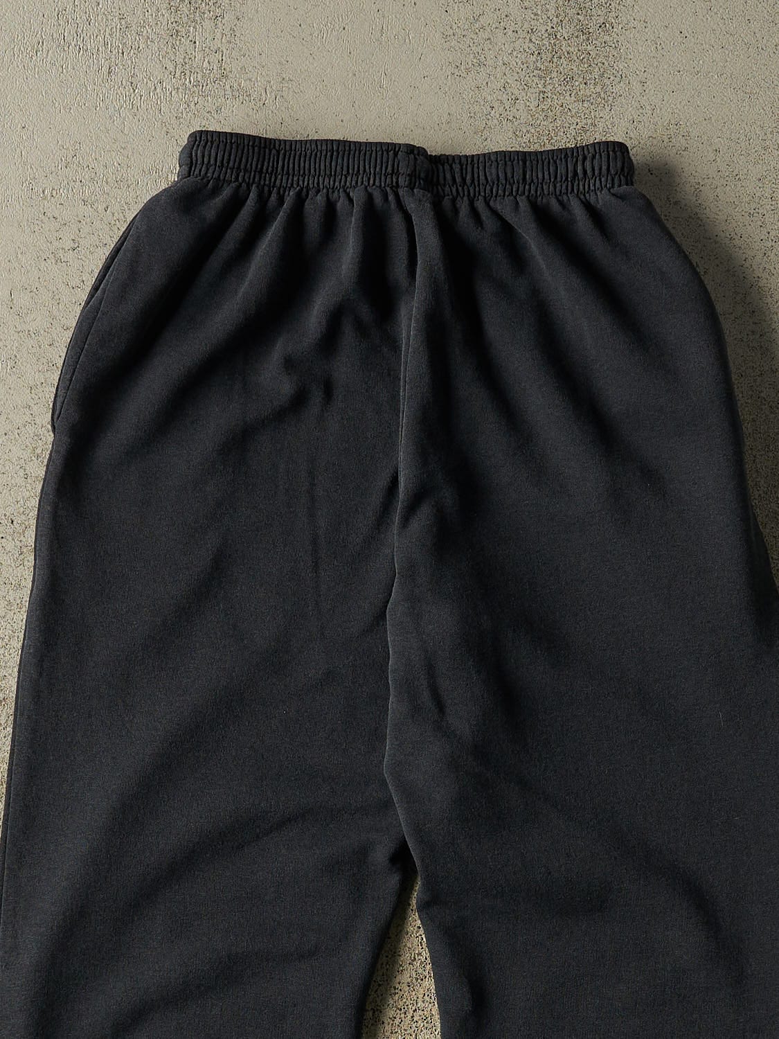 Vintage 90s Faded Black Adidas Embroidered Sweatpants (24x28)