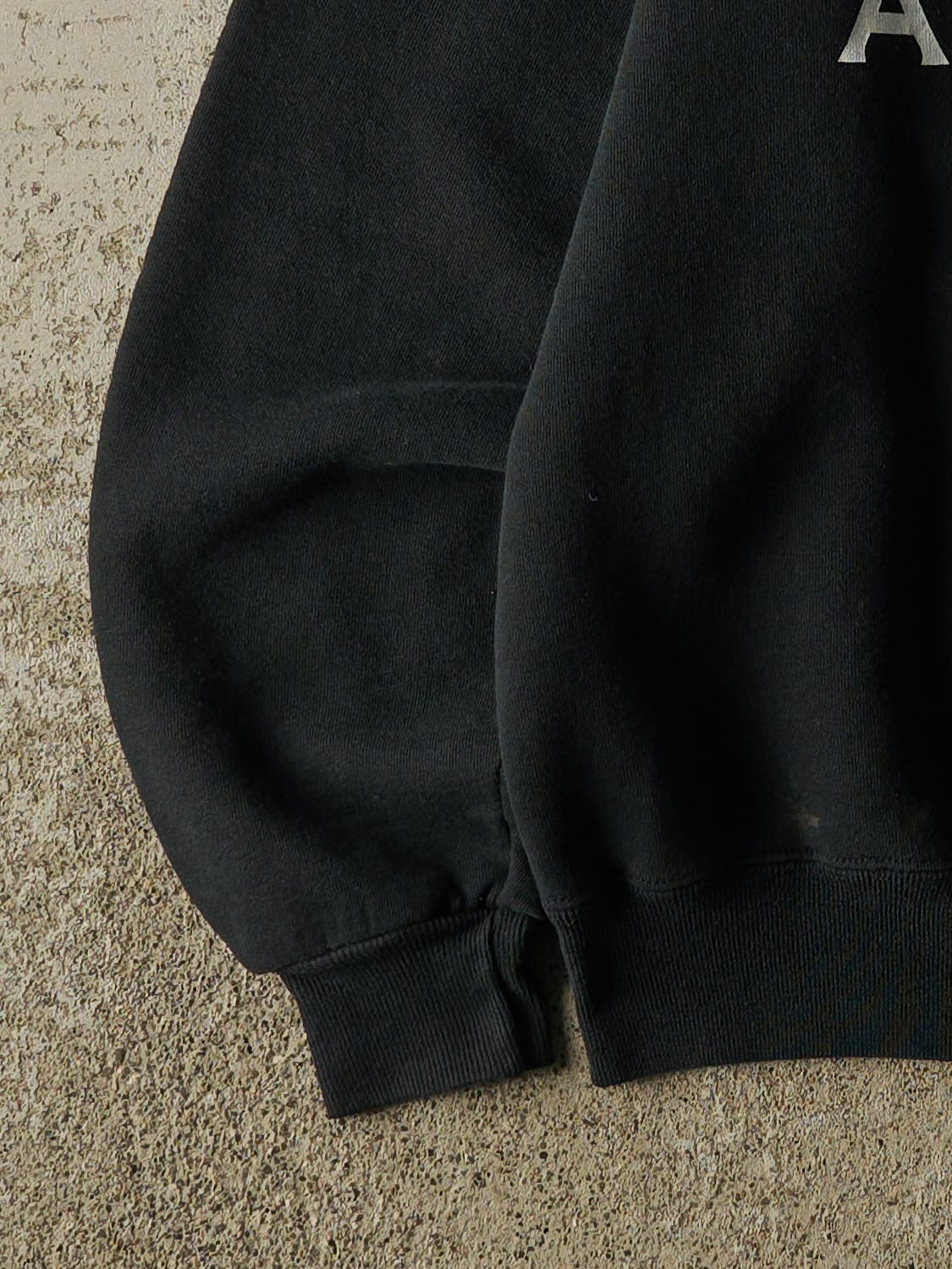 Vintage 90s Faded Black Russell Athletic Huskie Athletics Crewneck (S/M)