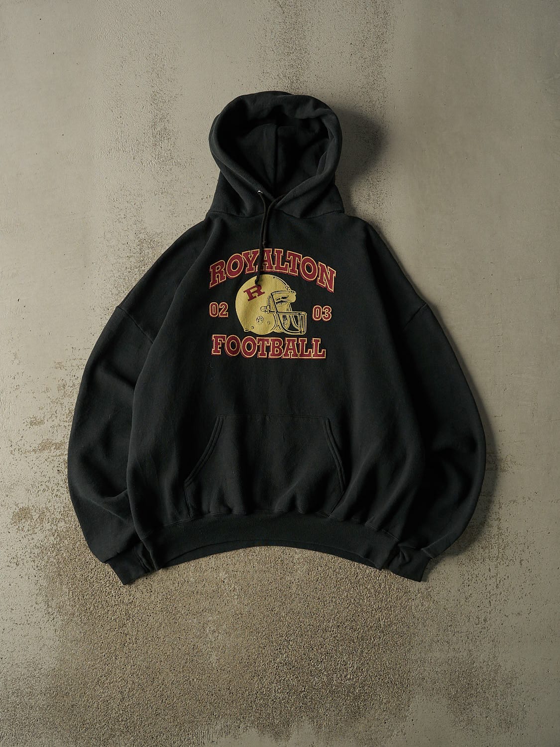 Vintage 03' Black Royalton Football Hoodie (XXL)