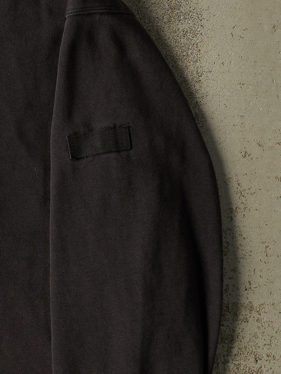 Vintage 90s Faded Black Russell Athletic Lightweight Crewneck (L/XL)