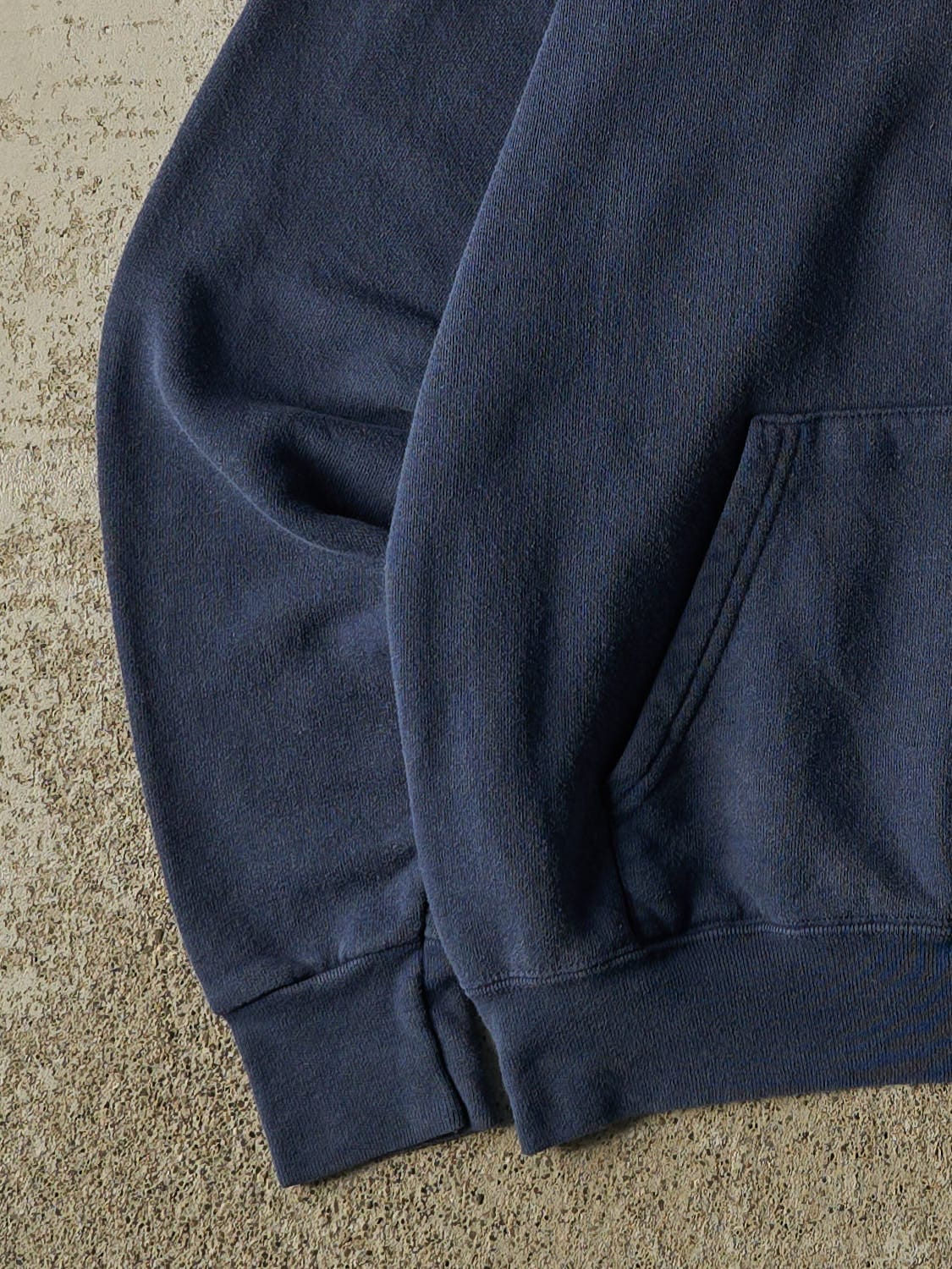 Vintage 90s Navy Blue New England Patriots Hoodie (L)