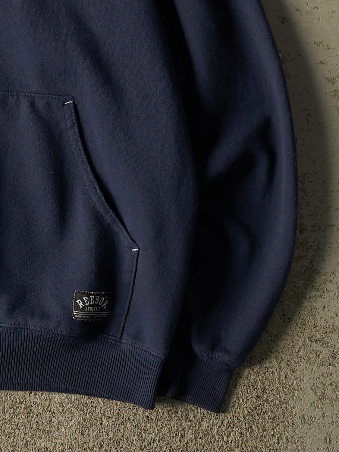 Vintage Y2K Navy Blue Reebok Hoodie (L/XL)