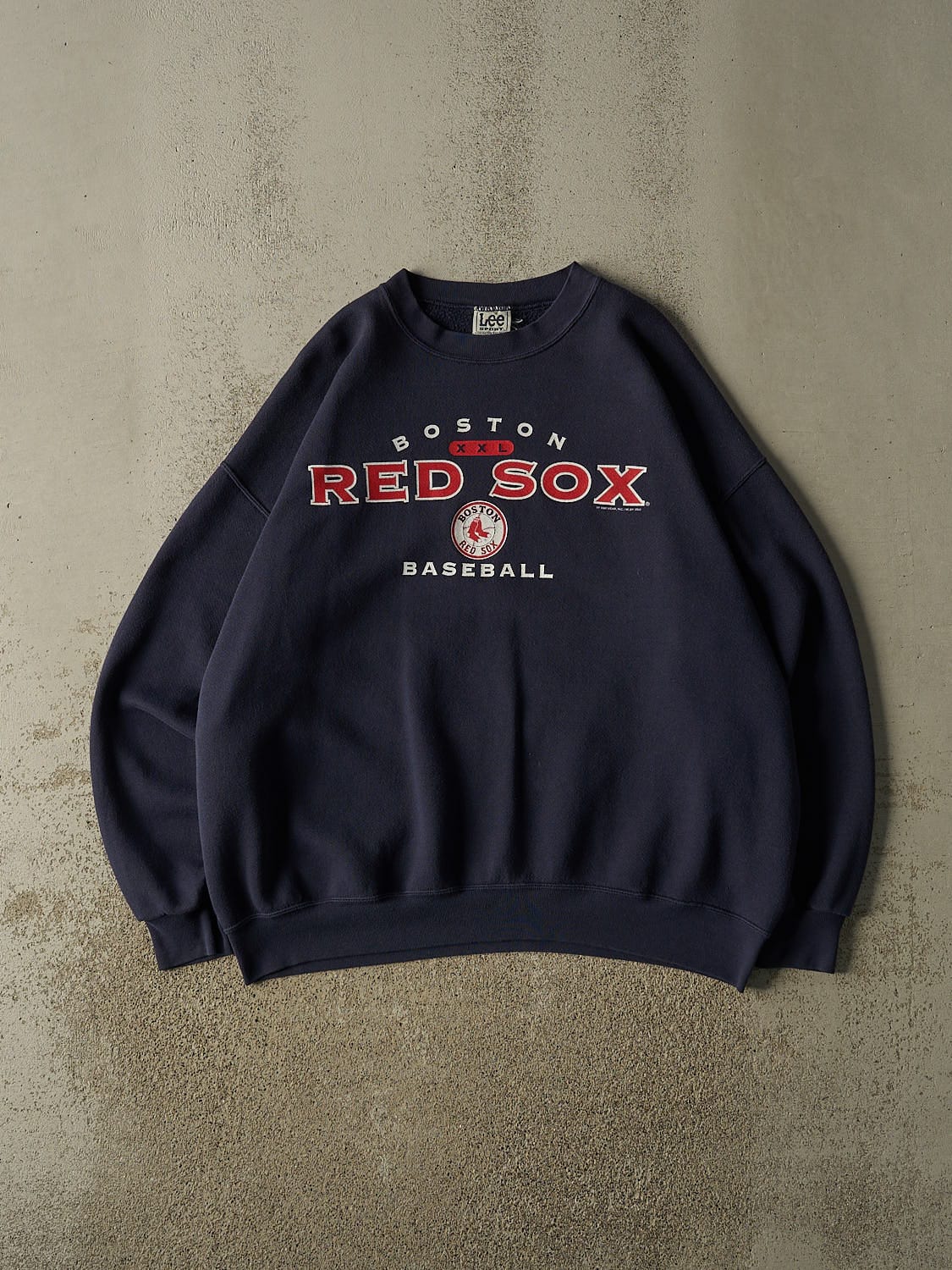 Vintage 00' Navy Blue Boston Red Sox Crewneck (XL/XXL)