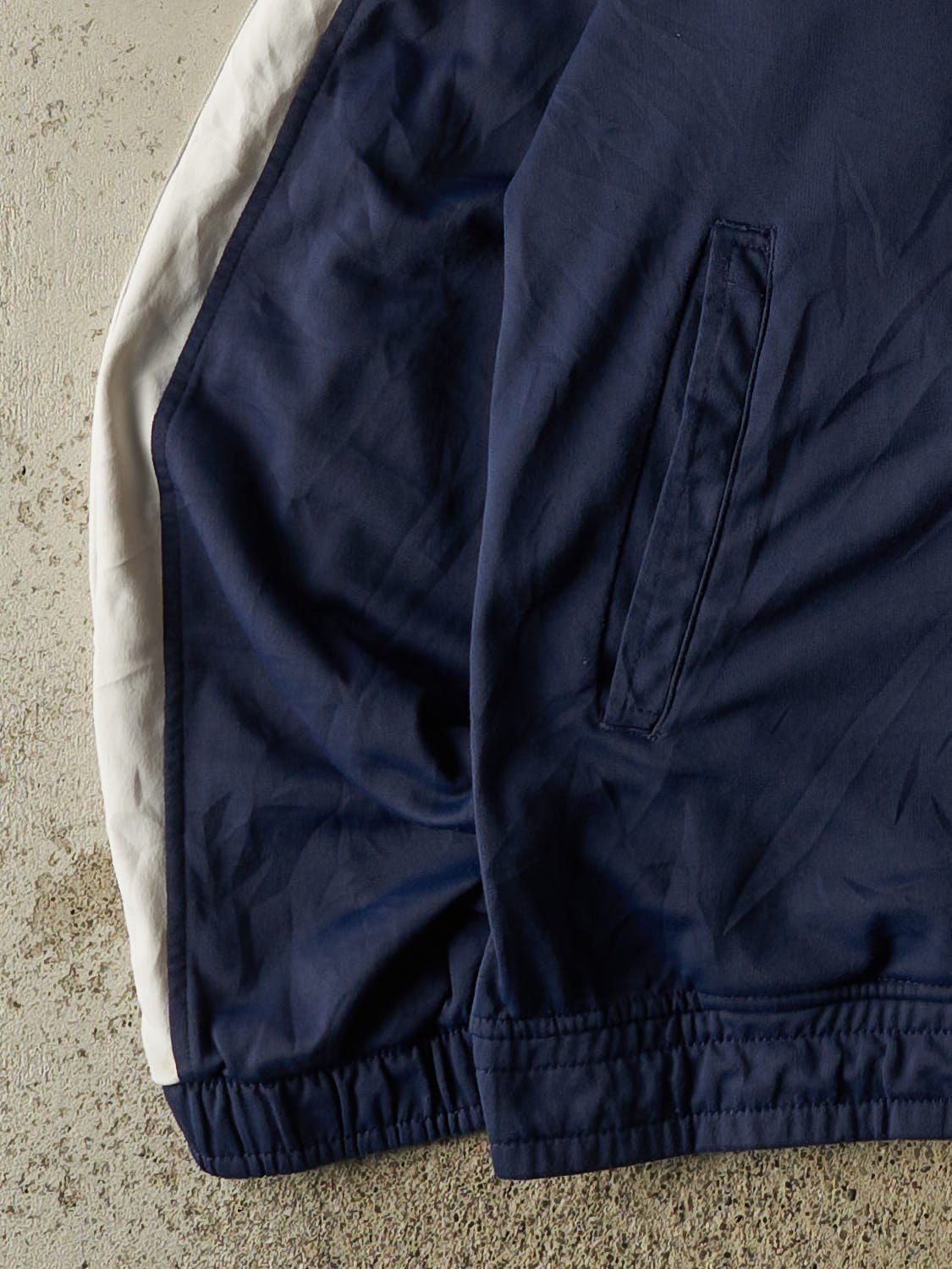 Vintage Y2K Navy Blue Puma Track Sweater (XL/XXL)