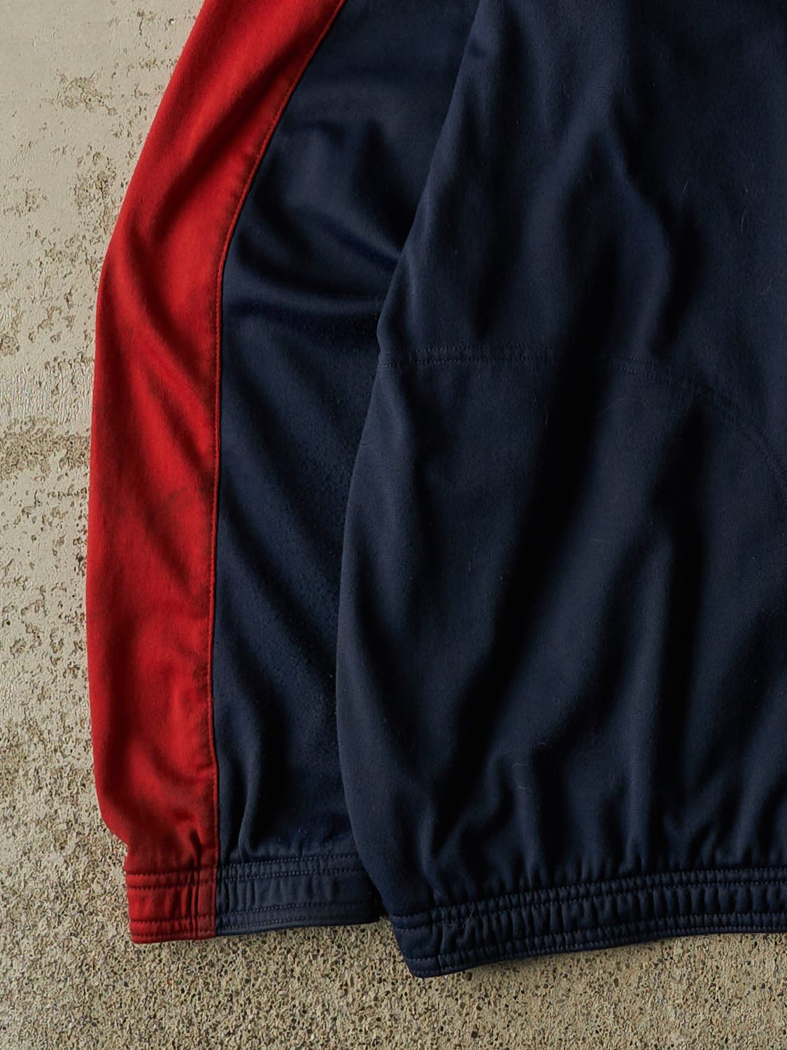 Vintage Y2K Navy Blue Nike Track Sweater (XXL)