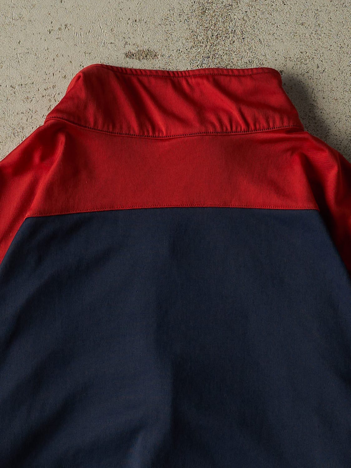 Vintage Y2K Navy Blue Nike Track Sweater (XXL)