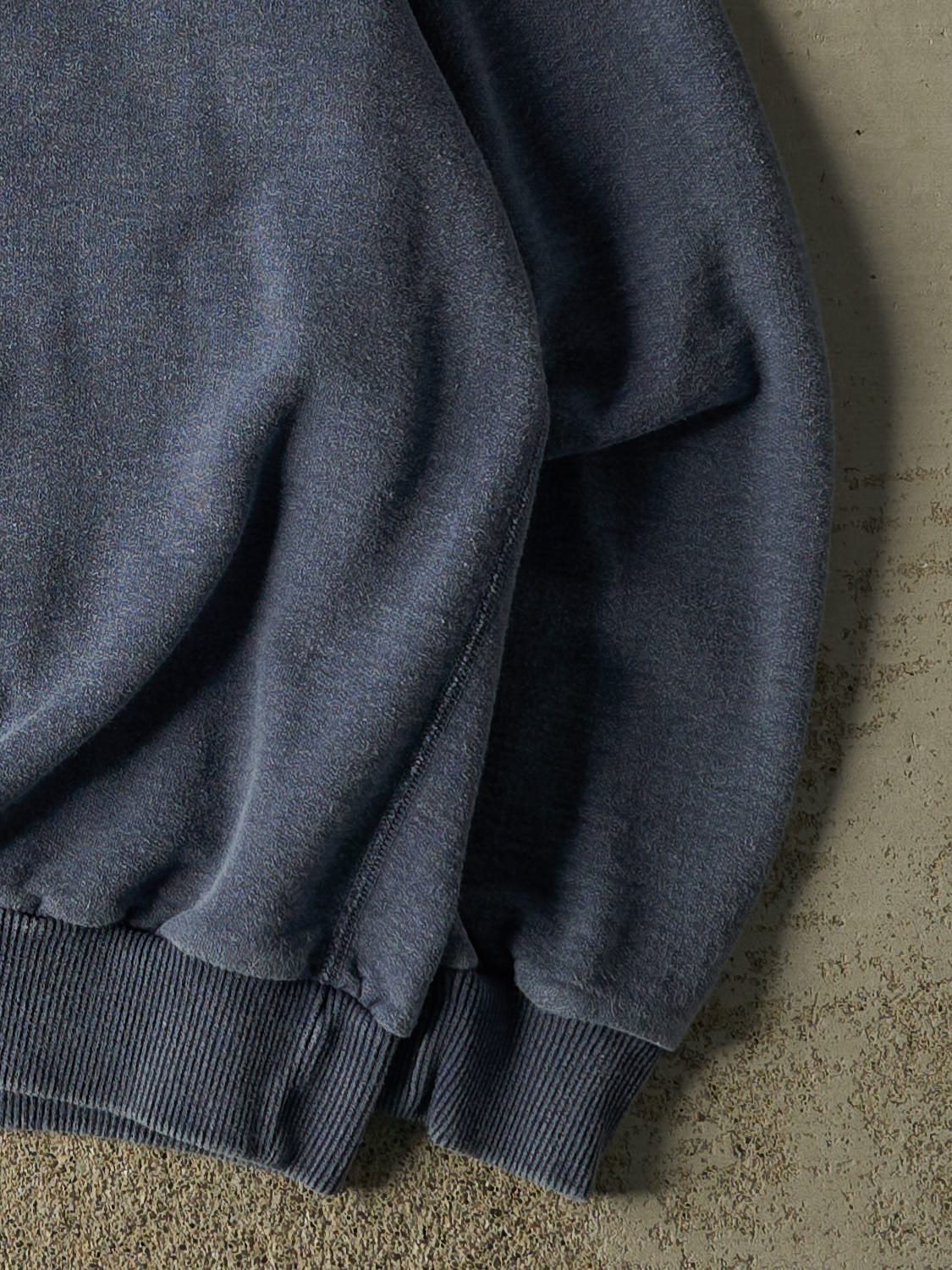 Vintage 90s Washed Blue Wind River Blank Crewneck (XL/XXL)
