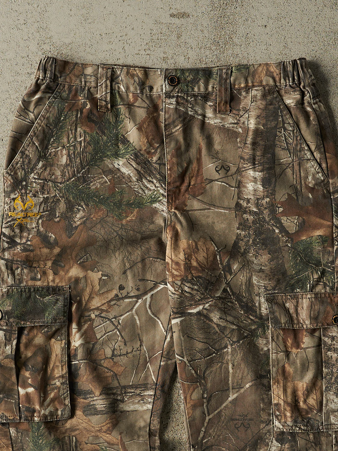 Vintage Y2K Camo Realtree Cargo 3/4 Pant (34x19)