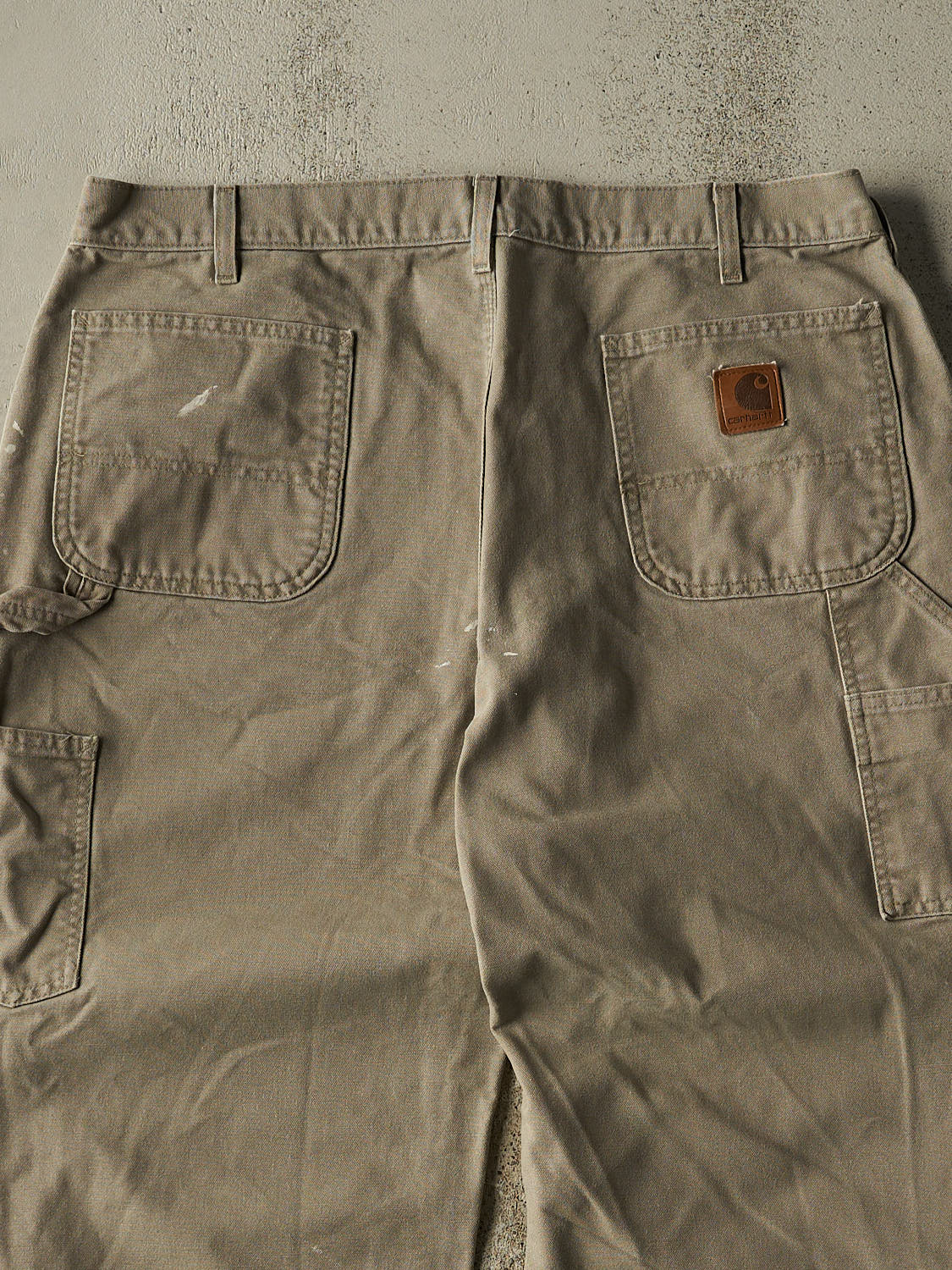 Vintage 90s Beige Carhartt Carpenter 3/4 Pant (40x24)