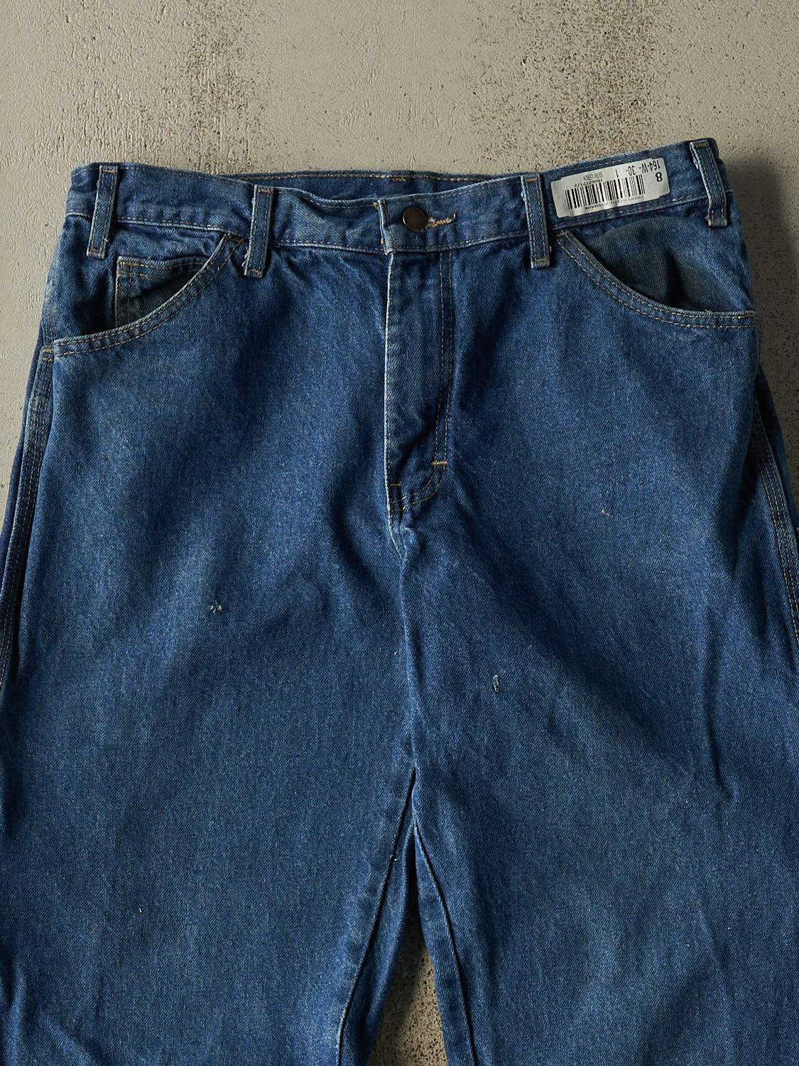 Vintage 90s Dark Wash Dickies Carpenter 3/4 Jeans (34x24)